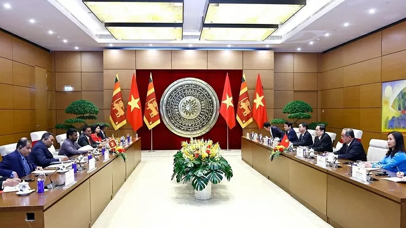 Việt Nam-Sri Lanka xem xét ký thỏa thuận hợp tác giữa hai Quốc hội