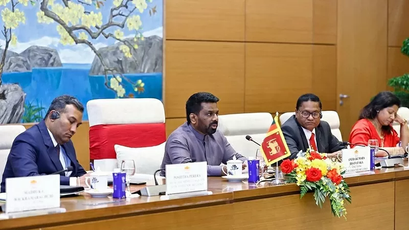 Việt Nam-Sri Lanka xem xét ký thỏa thuận hợp tác giữa hai Quốc hội