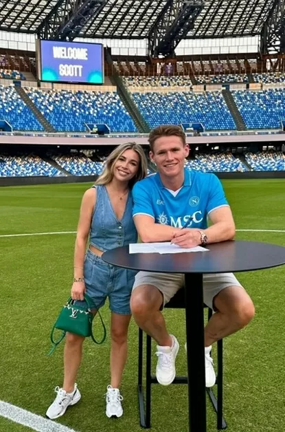 Bạn gái tiền vệ Scott McTominay Bạn gái tiền vệ Scott McTominay