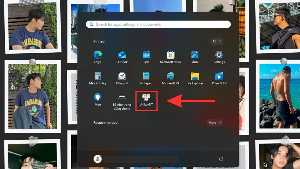 ãy mở phần mềm Unikey trên máy tính ãy mở phần mềm Unikey trên máy tính