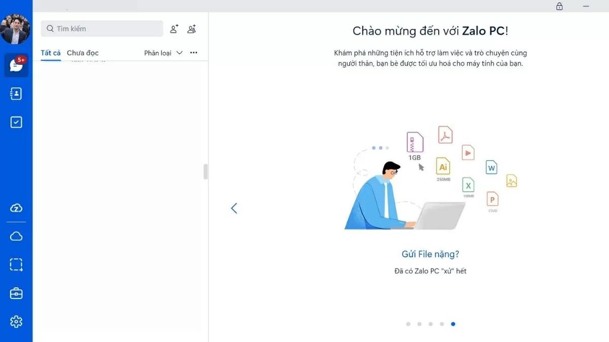 Mở ứng dụng Zalo trên máy Mở ứng dụng Zalo trên máy
