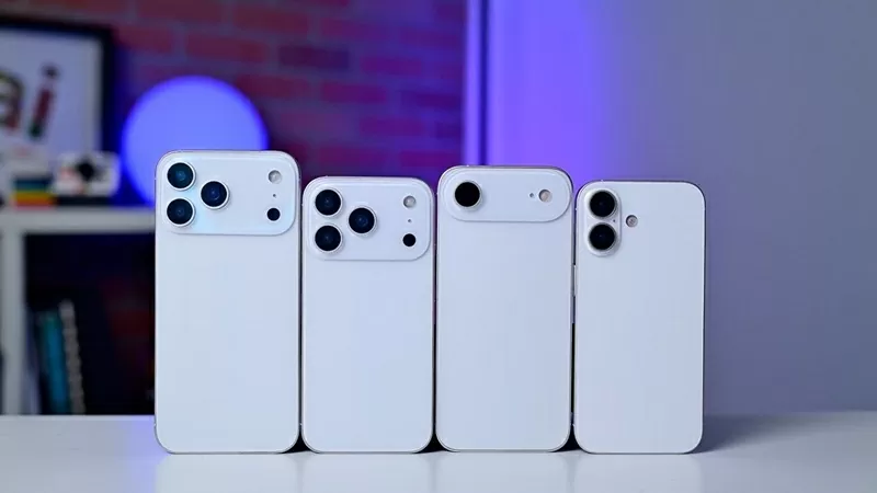 Các mô hình iPhone 17 Các mô hình iPhone 17