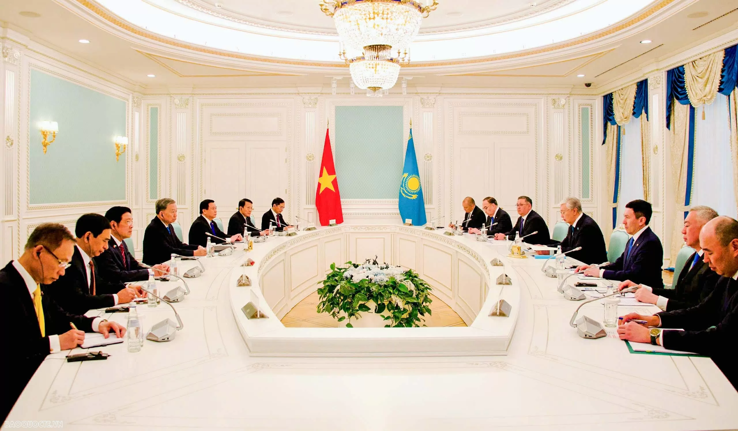 Lễ đón chính thức Tổng Bí thư Tô Lâm và Phu nhân thăm cấp Nhà nước Kazakhstan