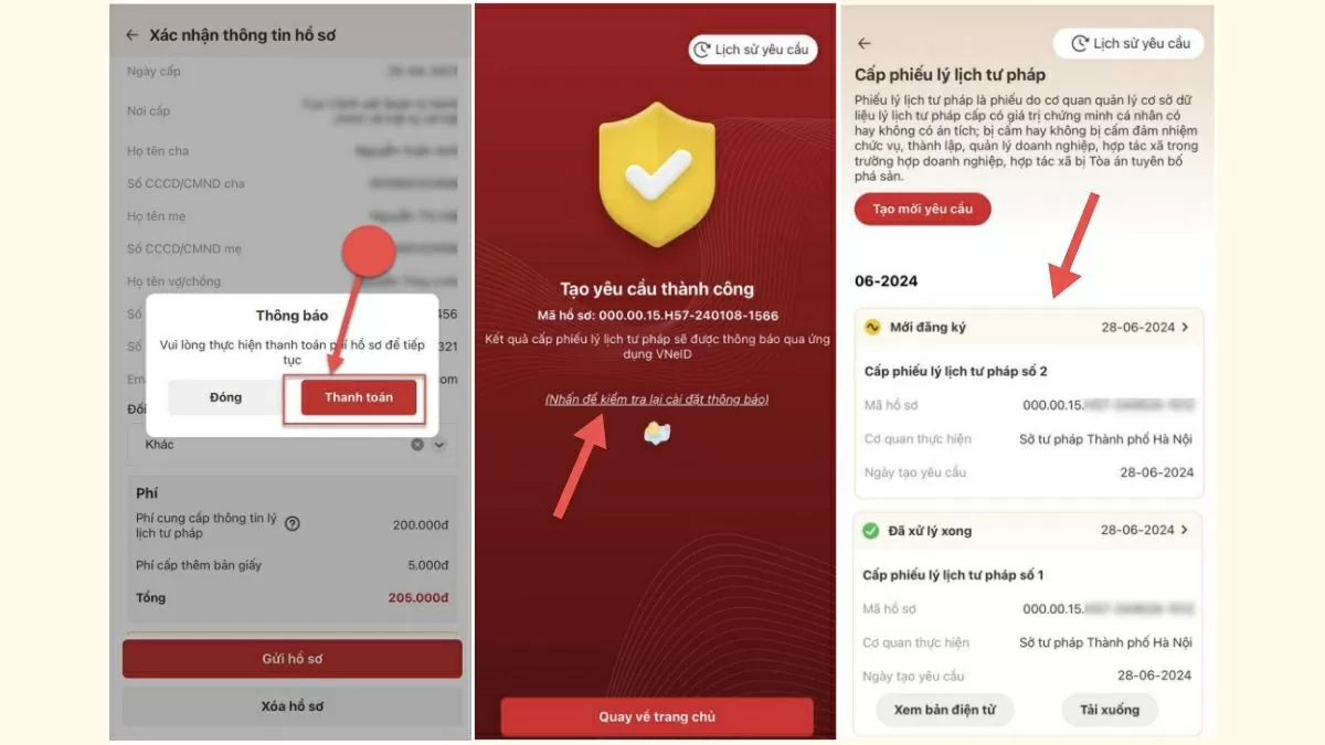 Nhấn vào dòng “Nhấn để kiểm tra...” để cập nhật trạng thái Nhấn vào dòng “Nhấn để kiểm tra...” để cập nhật trạng thái