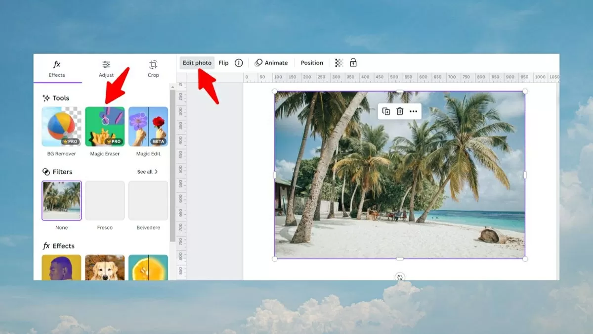 hÃY Chọn Magic Edit hoặc Magic Eraser hÃY Chọn Magic Edit hoặc Magic Eraser