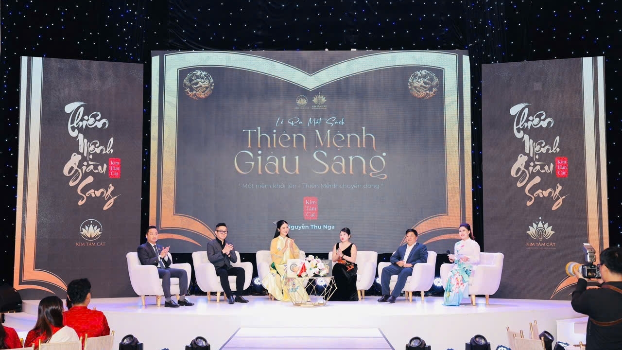 Ra mắt sách 'Thiên mệnh giàu sang': Ứng dụng năng lượng cá nhân vào đời sống