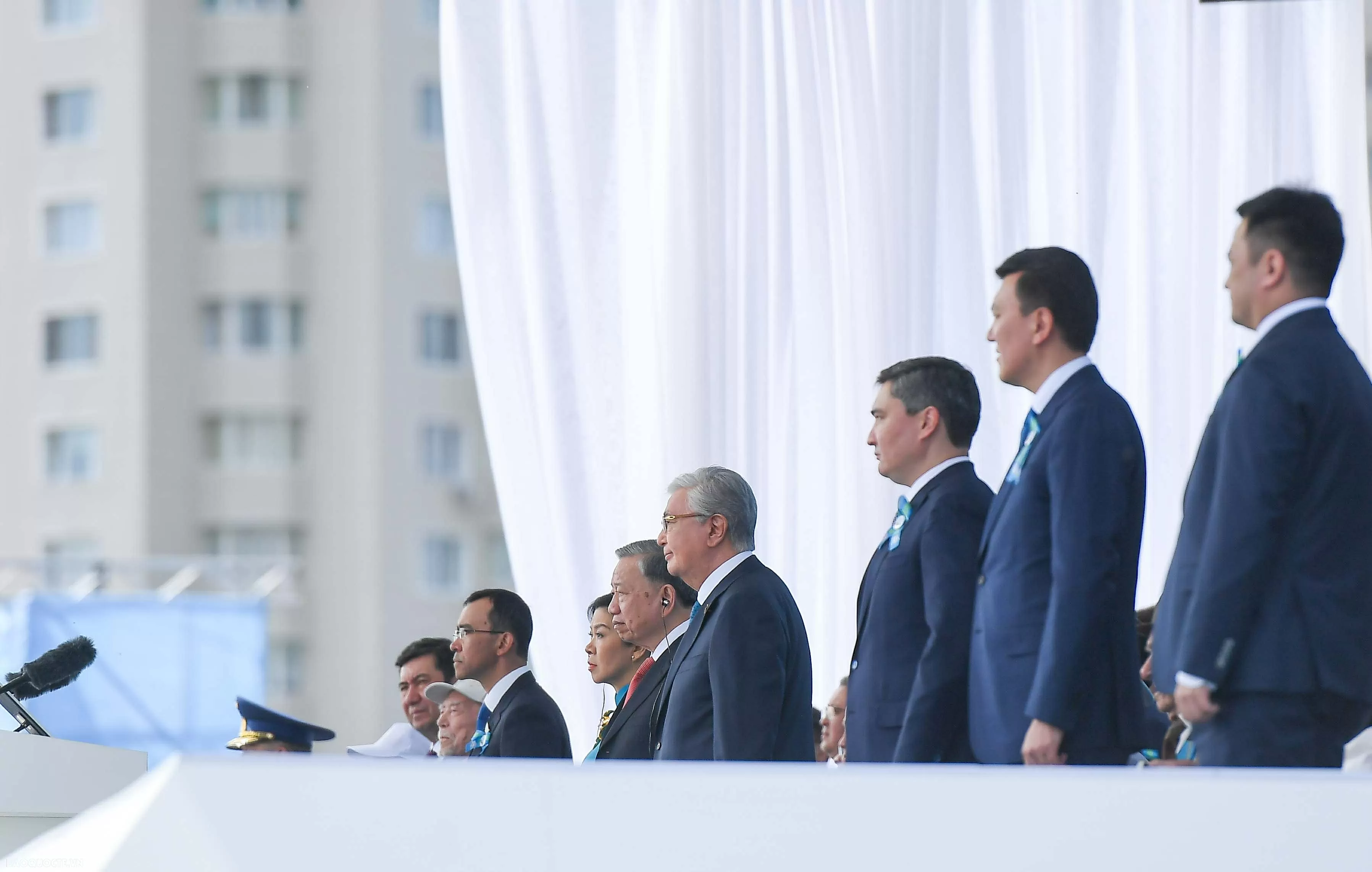 Tổng Bí thư Tô Lâm và phu nhân dự lễ duyệt binh mừng chiến thắng của Kazakhstan Tổng Bí thư Tô Lâm và phu nhân dự lễ duyệt binh mừng chiến thắng của Kazakhstan