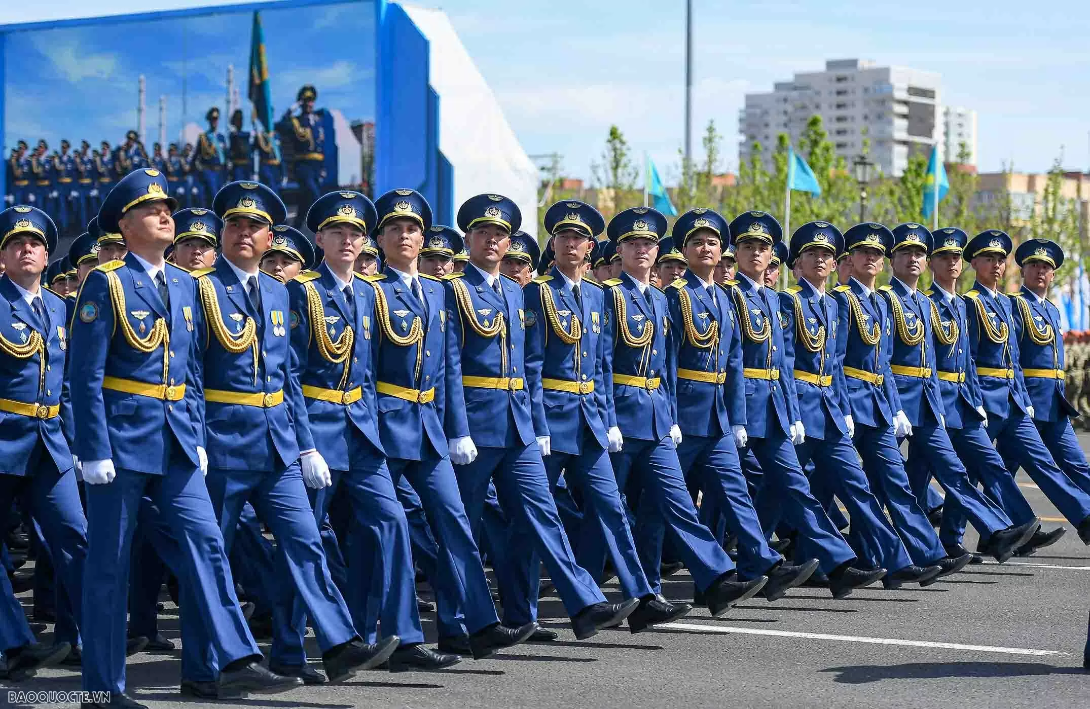 Tổng Bí thư Tô Lâm và phu nhân dự lễ duyệt binh mừng chiến thắng của Kazakhstan