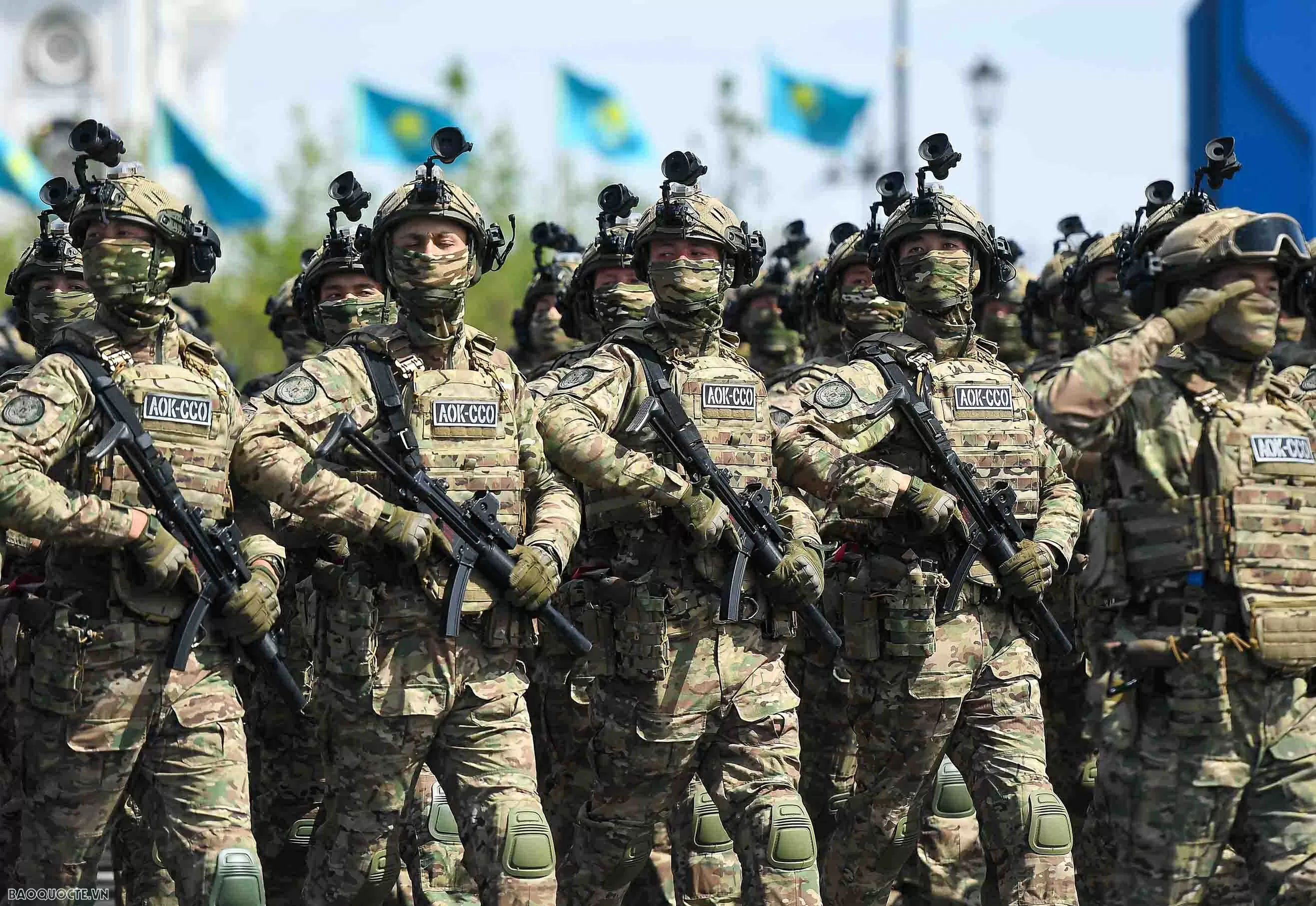 Tổng Bí thư Tô Lâm và phu nhân dự lễ duyệt binh mừng chiến thắng của Kazakhstan