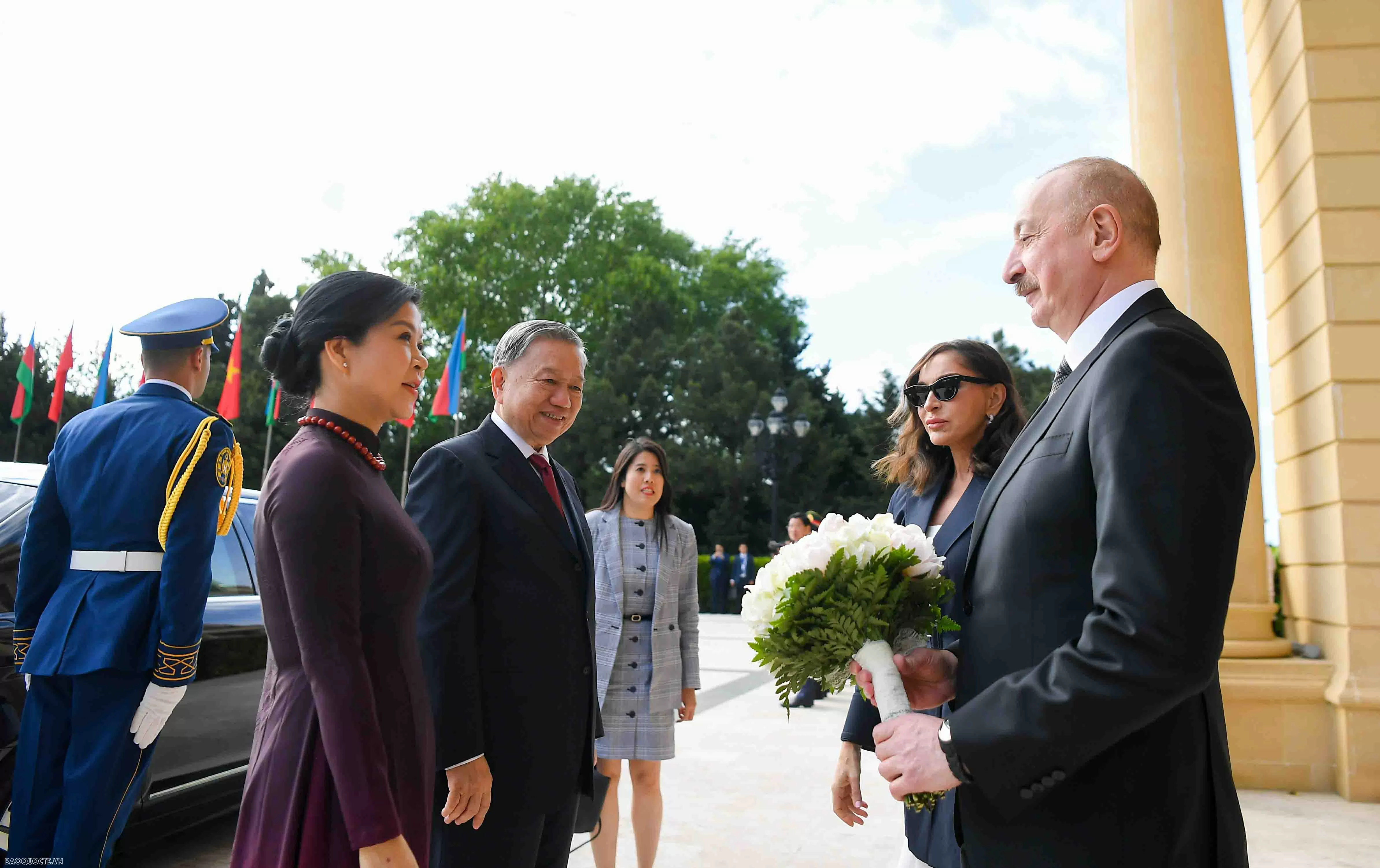 Lễ đón chính thức Tổng Bí thư Tô Lâm và Phu nhân thăm cấp Nhà nước Azerbaijan