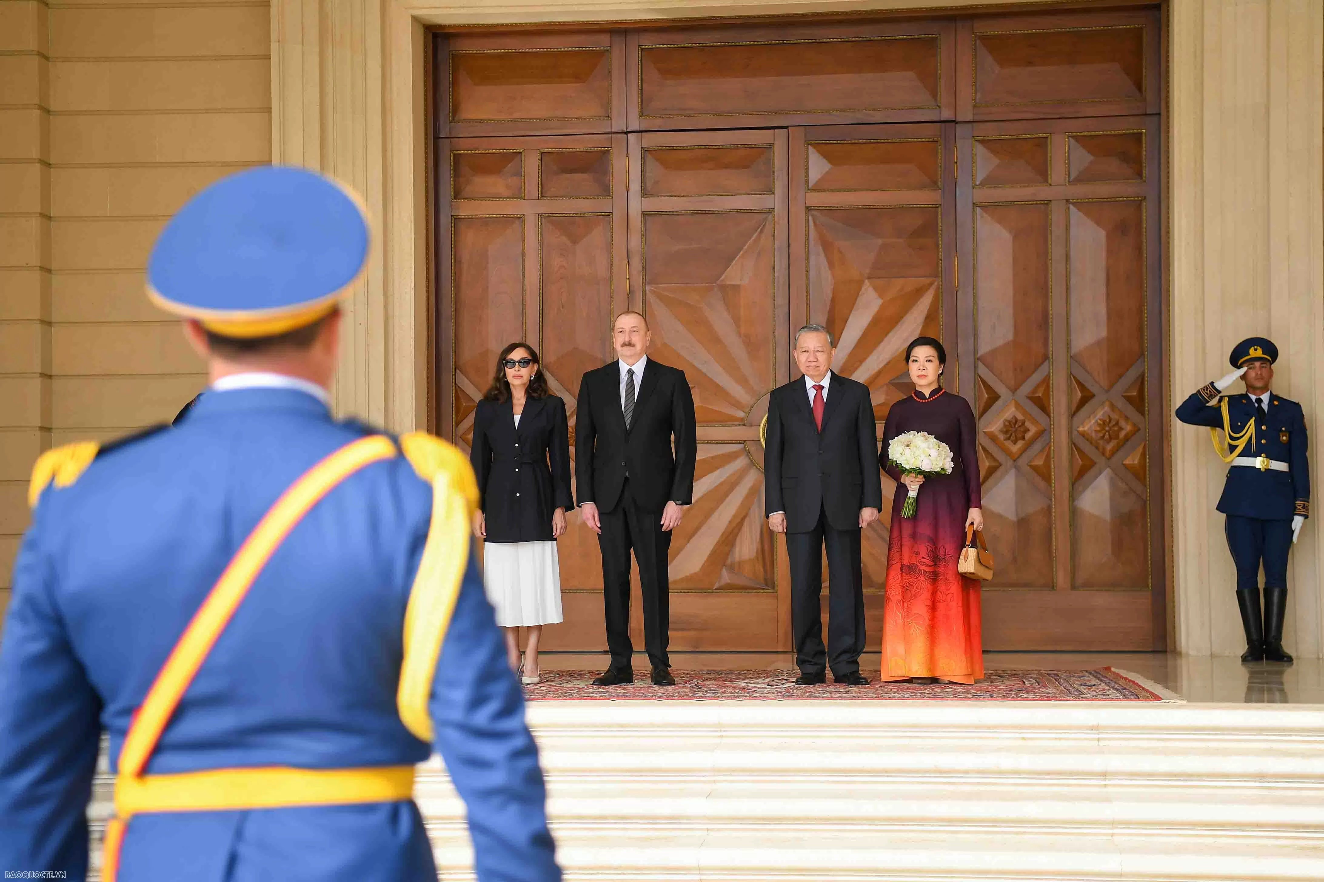 Lễ đón chính thức Tổng Bí thư Tô Lâm và Phu nhân thăm cấp Nhà nước Azerbaijan