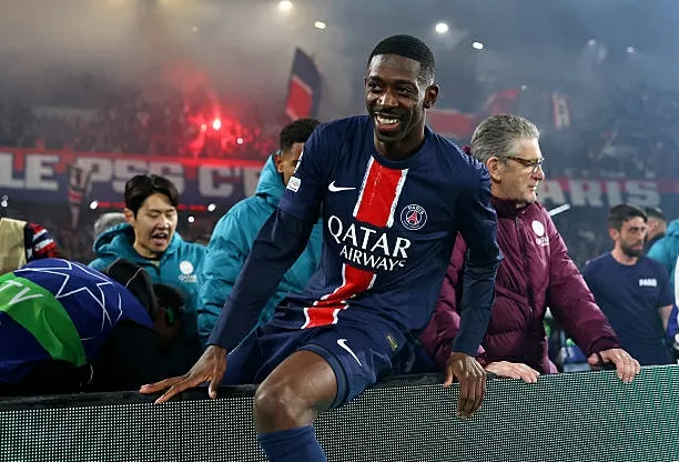 Dembele phá kỷ lục của Mbappe tại Champions League Dembele phá kỷ lục của Mbappe tại Champions League