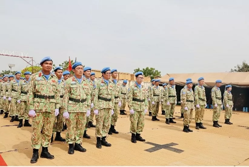 Bệnh viện dã chiến Việt Nam vinh dự nhận Huy chương Vì sự nghiệp gìn giữ hòa bình Liên hợp quốc Bệnh viện dã chiến Việt Nam vinh dự nhận Huy chương Vì sự nghiệp gìn giữ hòa bình Liên hợp quốc