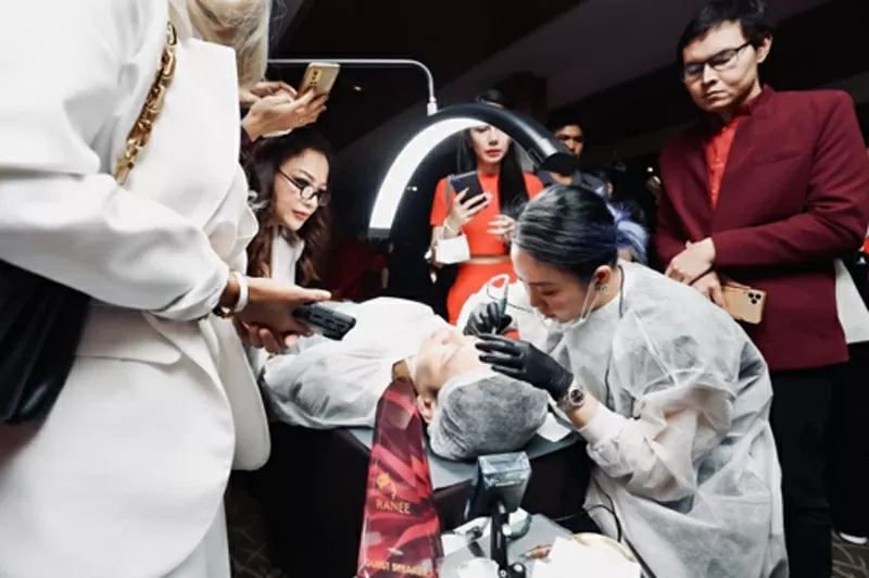 Chất lượng mực phun xăm luôn được chú trọng tại Thương Nguyễn Eyebrows Beauty