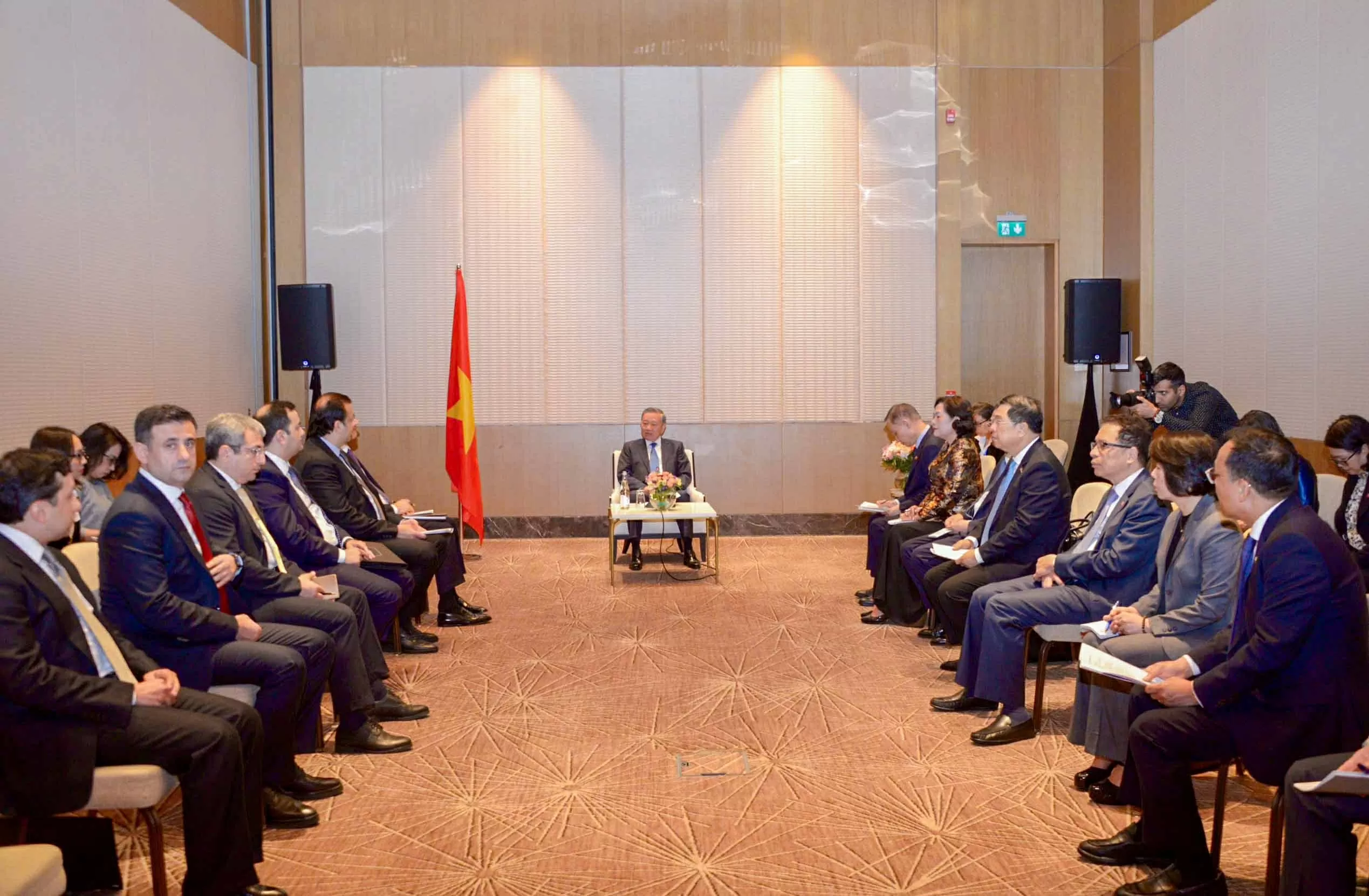 Tổng Bí thư tiếp doanh nghiệp Azerbaijan Tổng Bí thư tiếp doanh nghiệp Azerbaijan