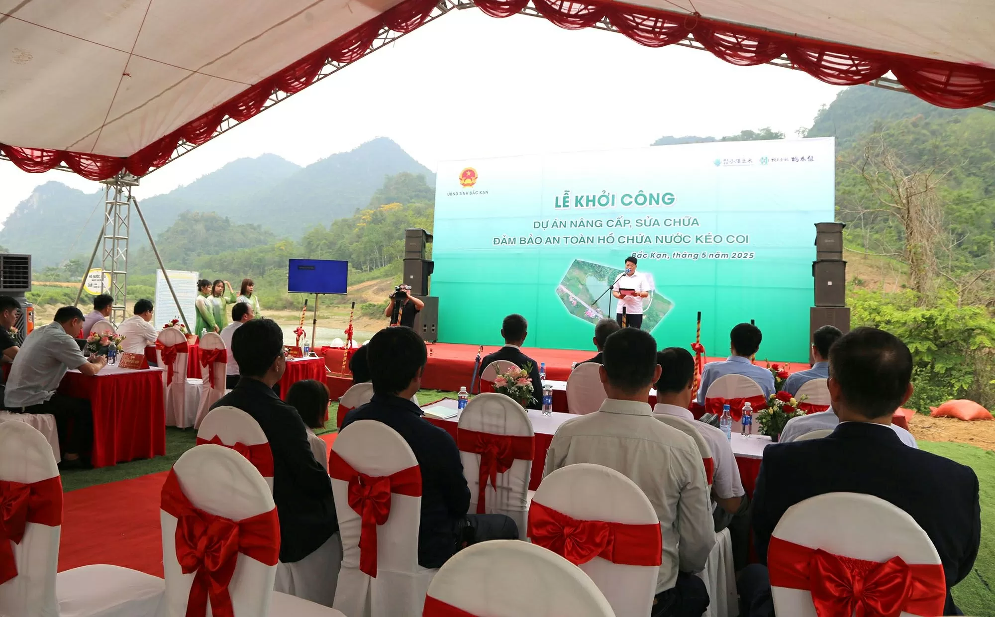 Lãnh đạo tỉnh Bắc Kạn và doanh nghiệp Nhật Bản khởi công Dự án nâng cấp hồ chứa nước Kéo Coi