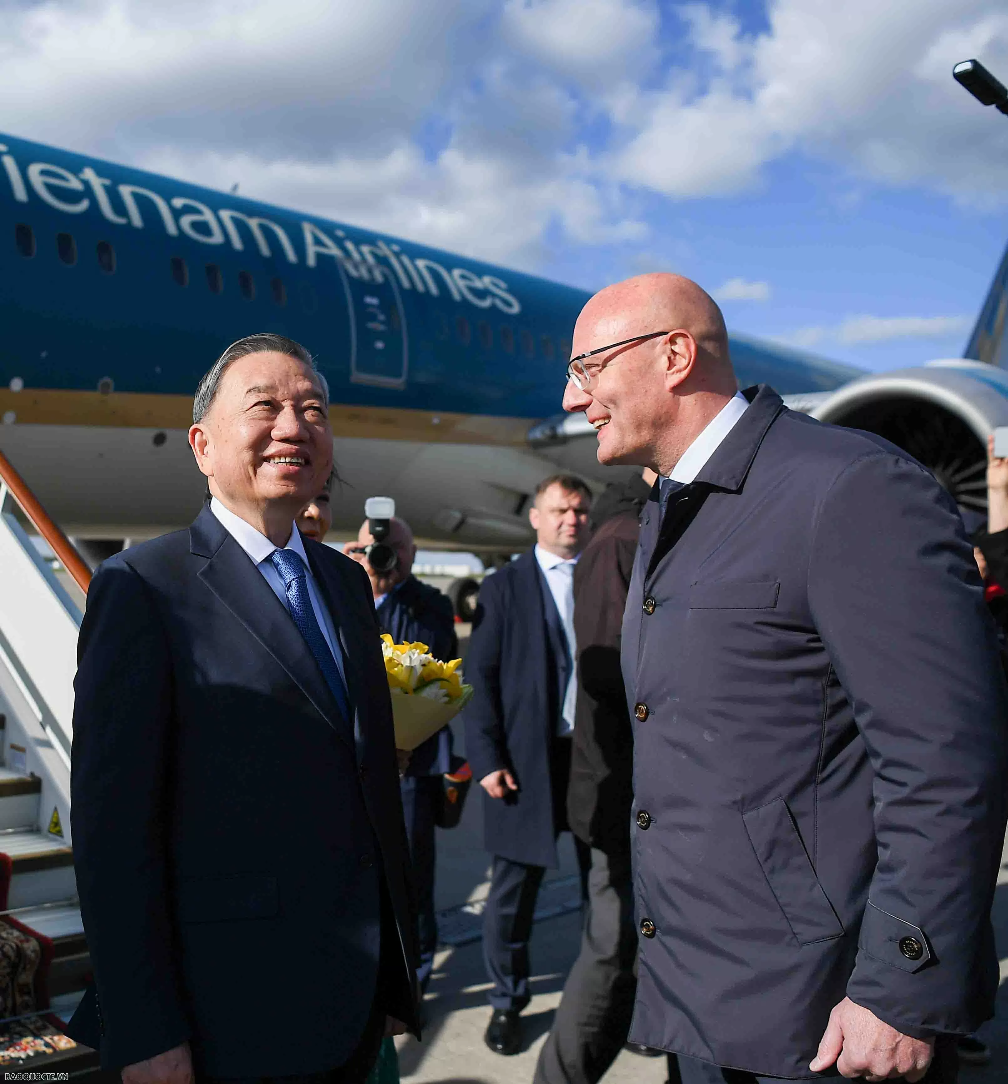 Lễ đón chính thức Tổng Bí thư Tô Lâm và Phu nhân tại Nga