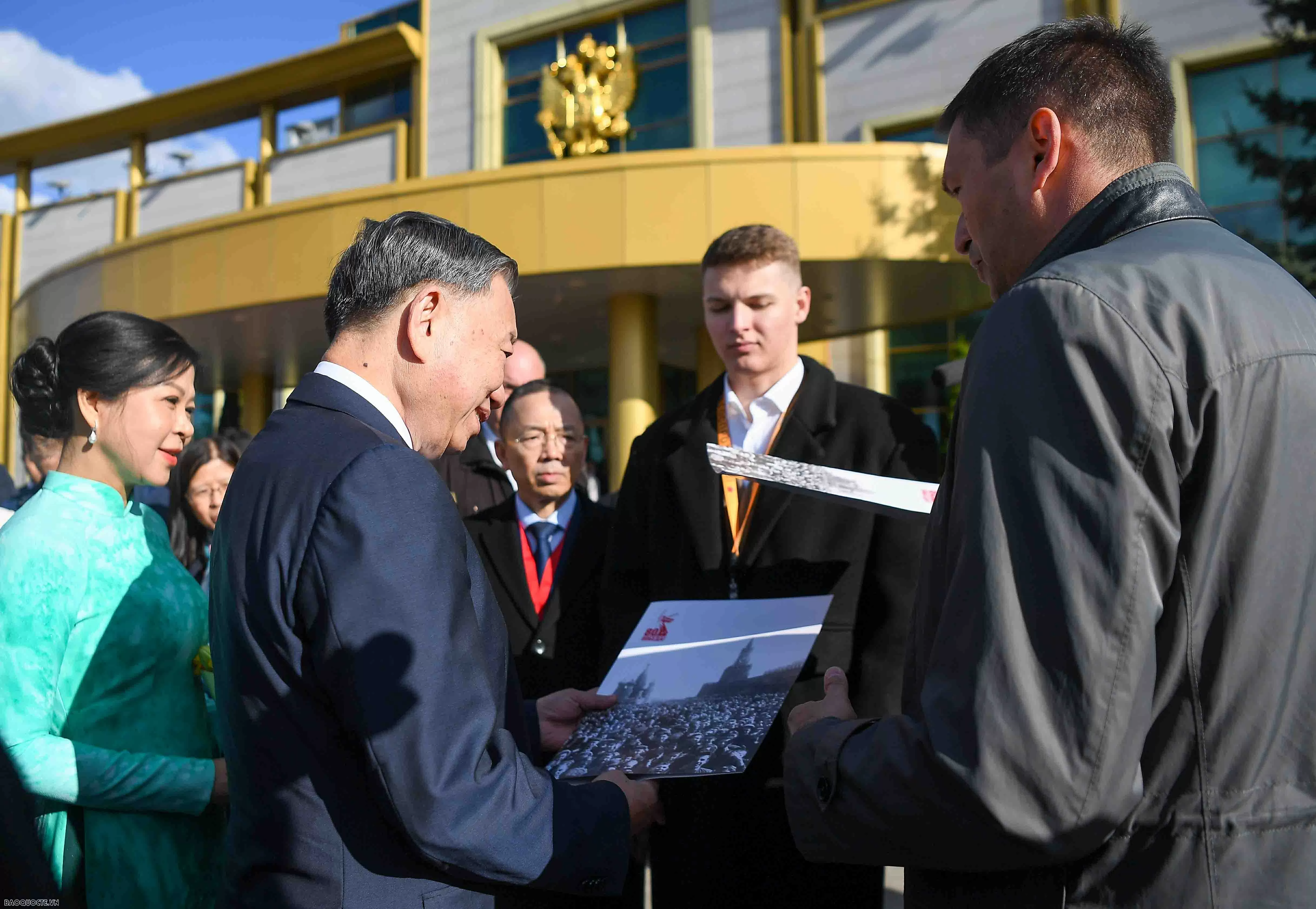 Lễ đón chính thức Tổng Bí thư Tô Lâm và Phu nhân tại Nga