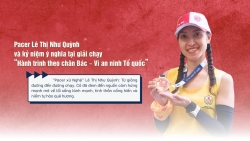 Từ giảng đường đến đường đua: Nữ pacer Lê Thị Như Quỳnh và hành trình tại giải chạy theo chân Bác