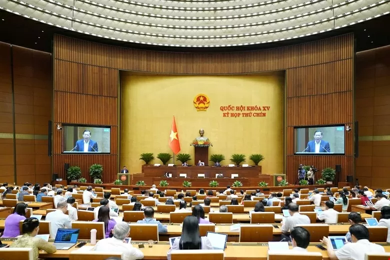 Toàn cảnh phiên họp sáng 9/5. (Nguồn: Quốc hội) Toàn cảnh phiên họp sáng 9/5. (Nguồn: Quốc hội)