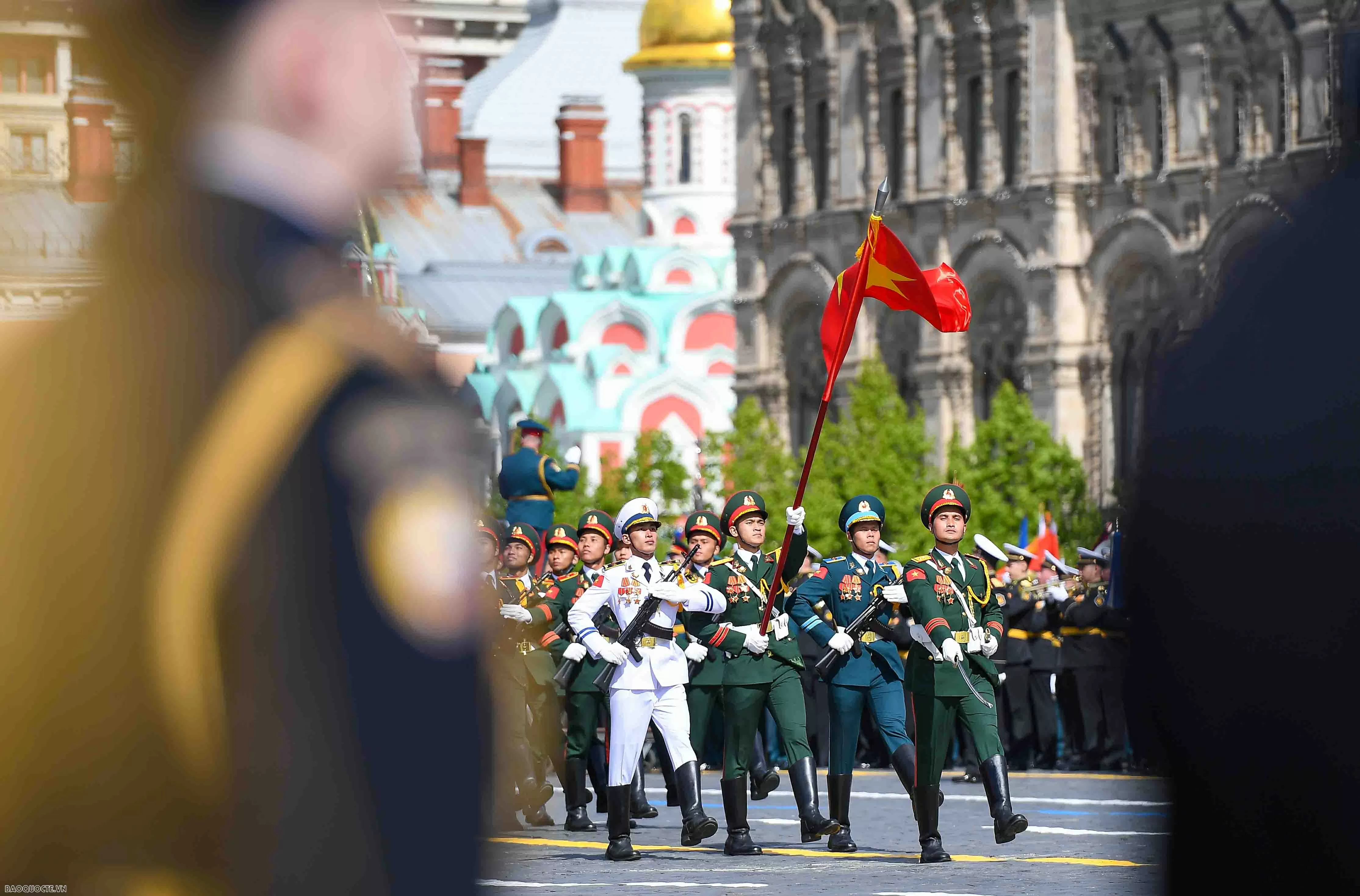 Đoàn Quân đội nhân dân Việt Nam tại Lễ duyệt binh kỷ niệm 80 năm Chiến thắng trong Chiến tranh vệ quốc vĩ đại