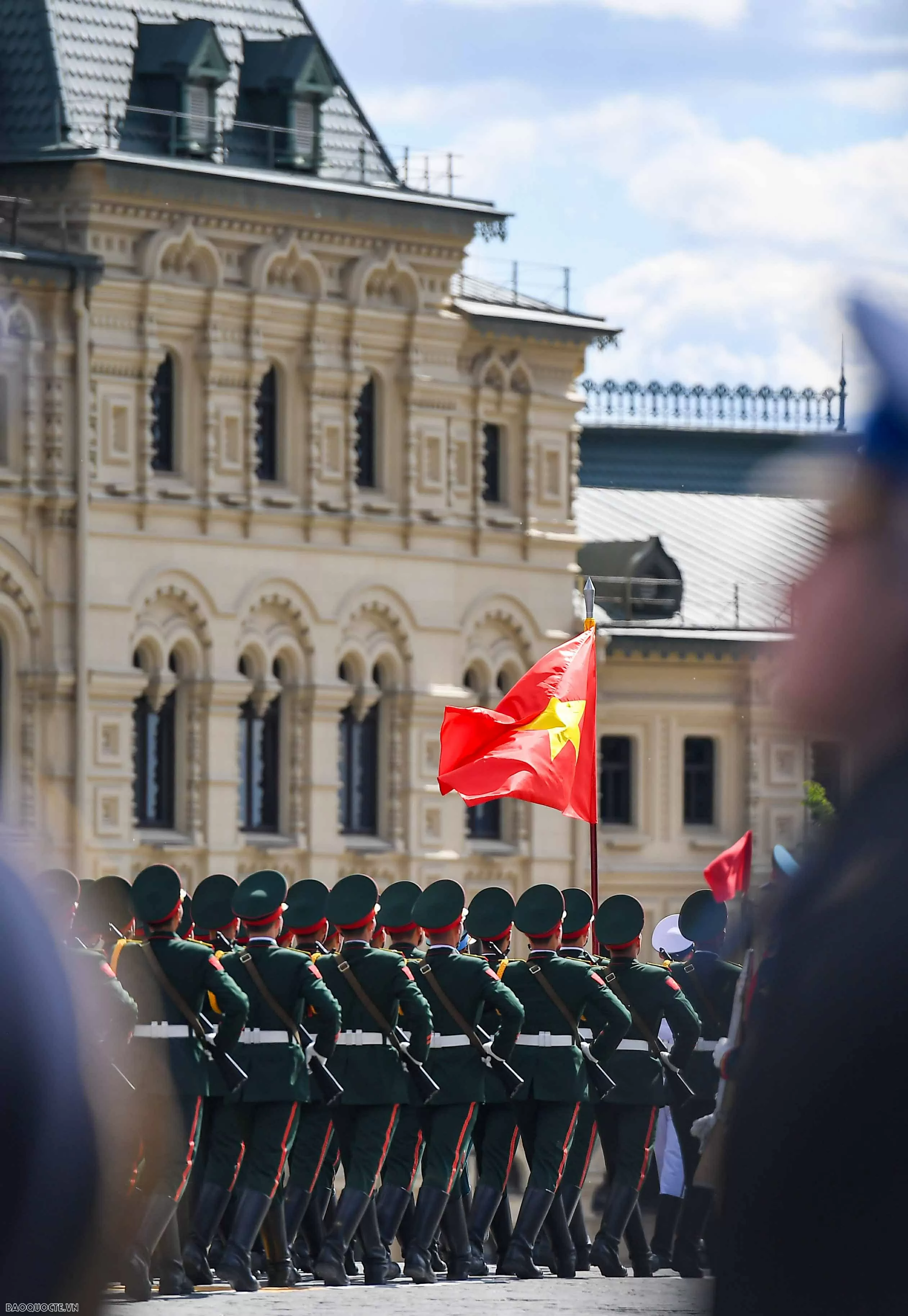 Đoàn Quân đội nhân dân Việt Nam tại Lễ duyệt binh ở Quảng trường Đỏ