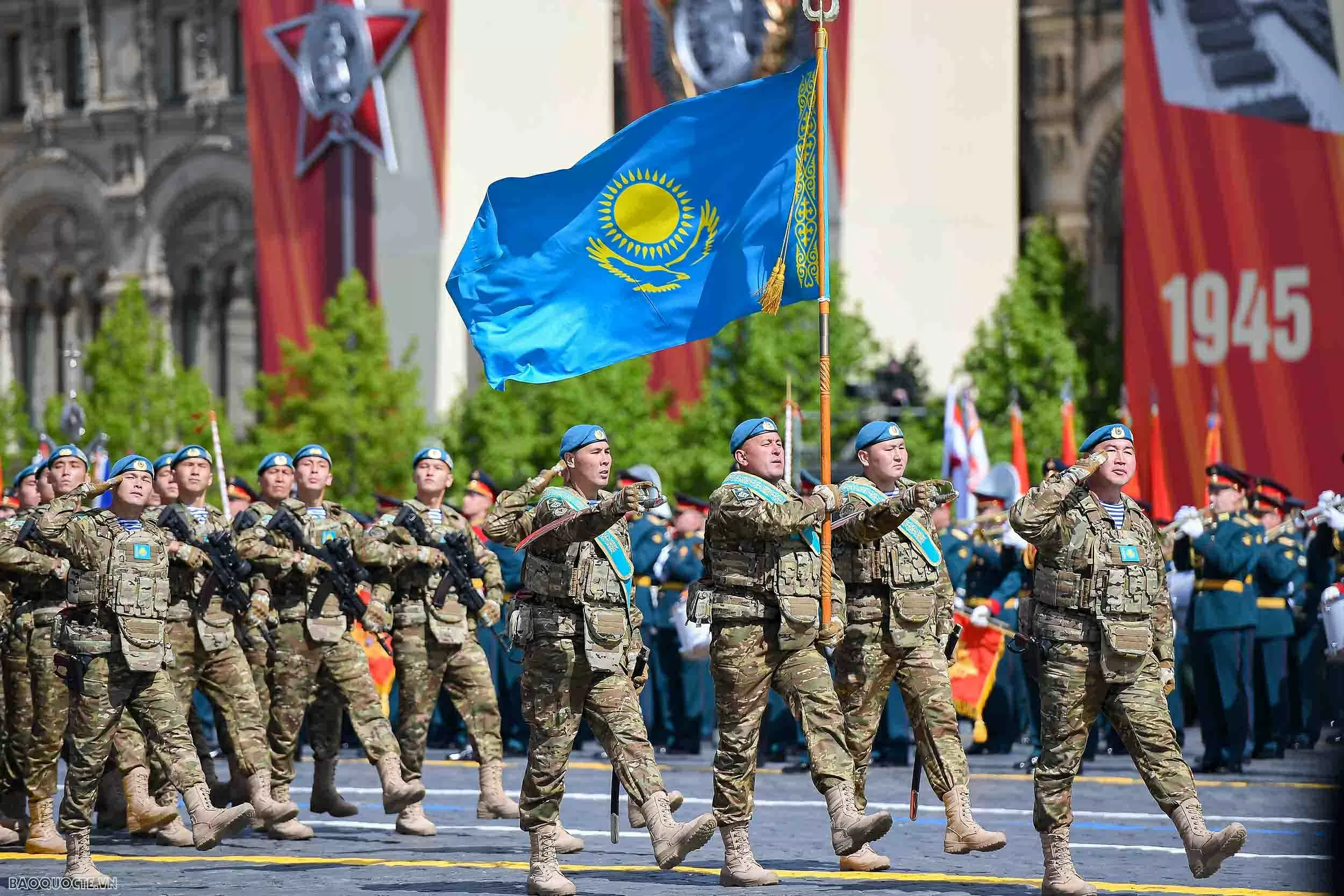 Hình ảnh 13 đoàn quân đội nước ngoài tại Lễ duyệt binh tại Quảng trường Đỏ