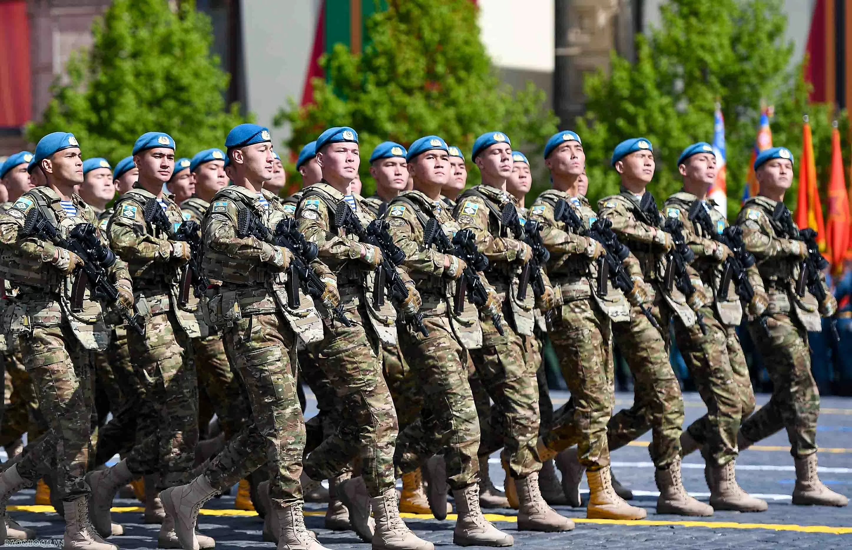 Hình ảnh 13 đoàn quân đội nước ngoài tại Lễ duyệt binh tại Quảng trường Đỏ