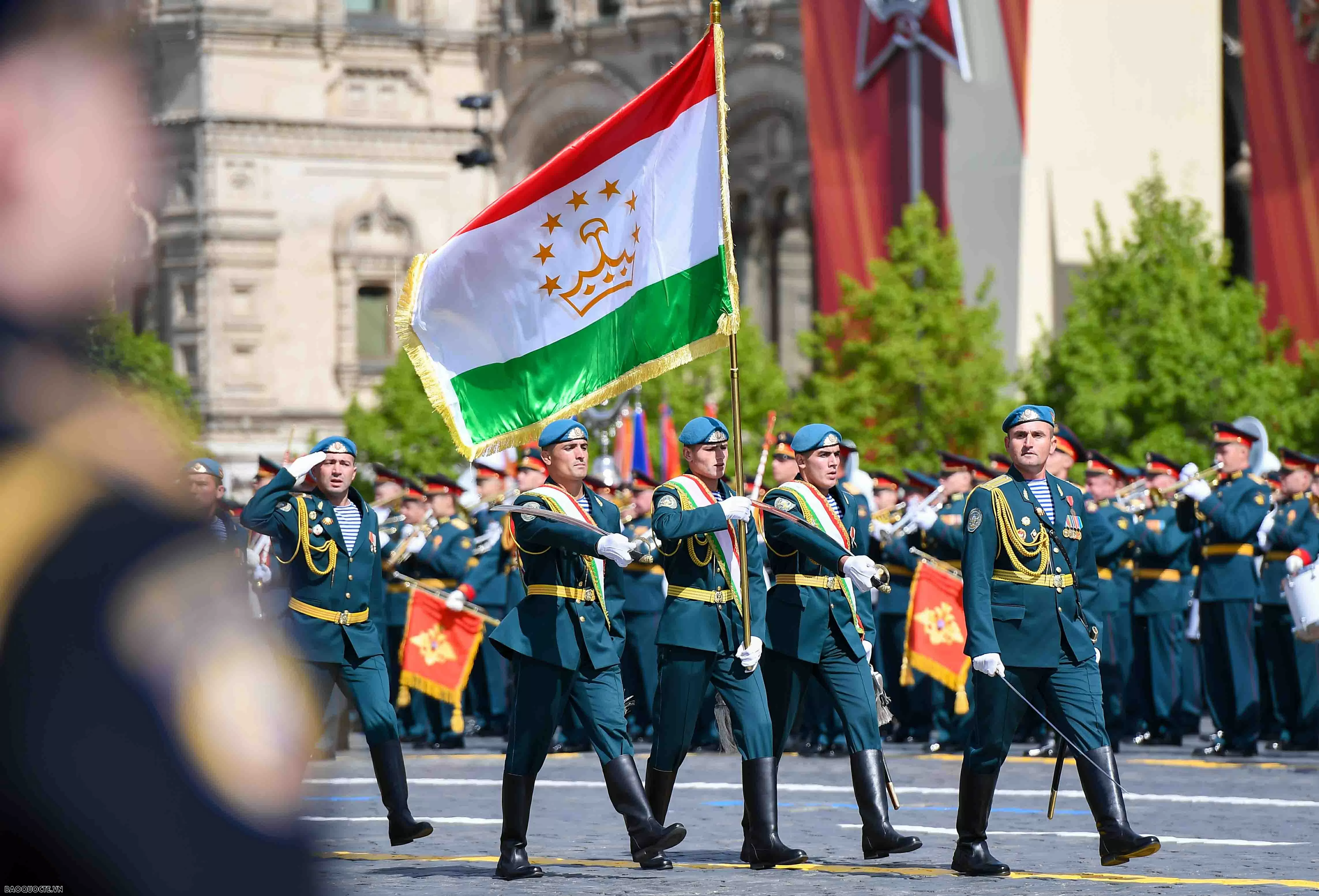 Hình ảnh 13 đoàn quân đội nước ngoài tại Lễ duyệt binh tại Quảng trường Đỏ