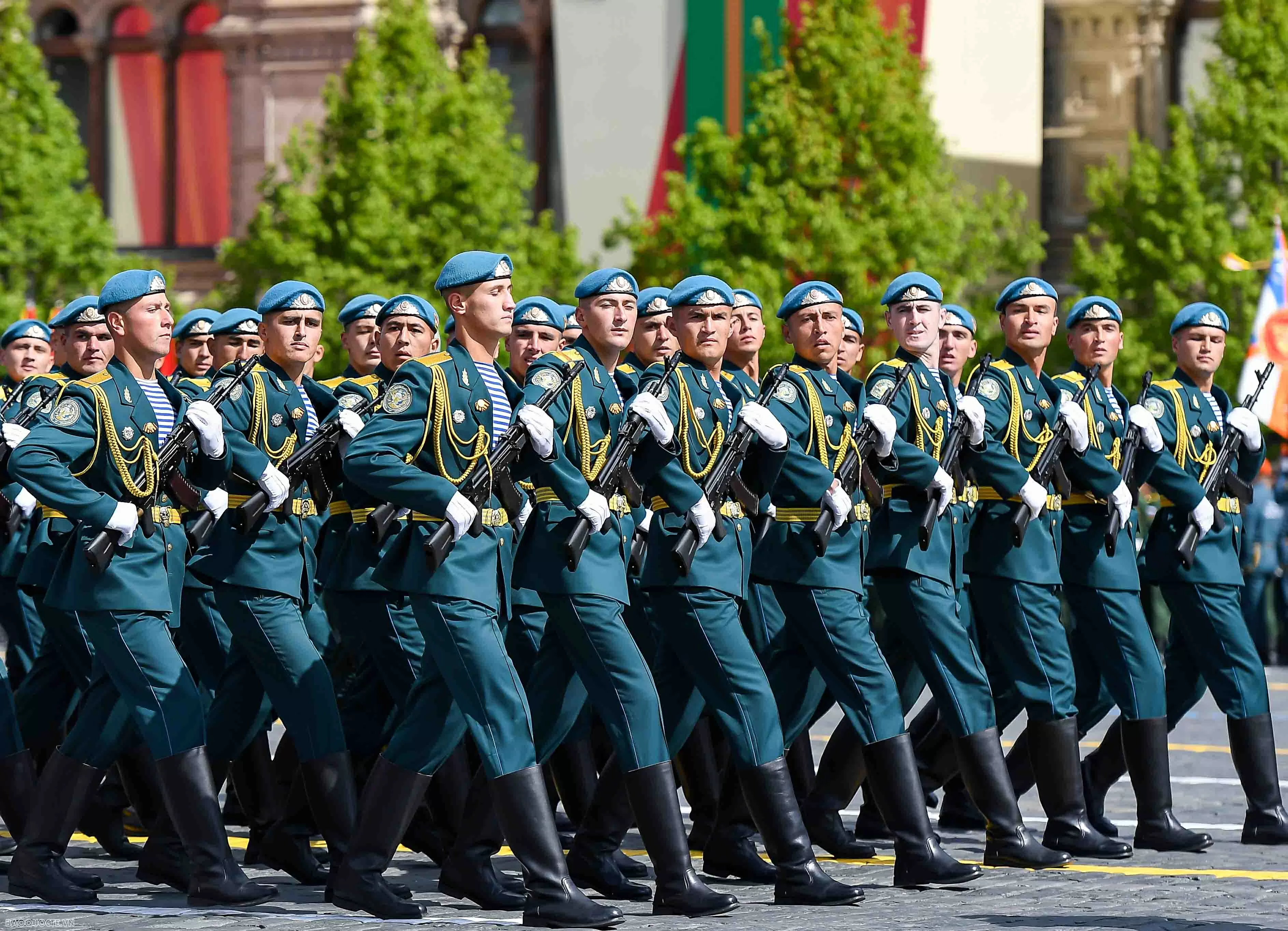 Hình ảnh 13 đoàn quân đội nước ngoài tại Lễ duyệt binh tại Quảng trường Đỏ