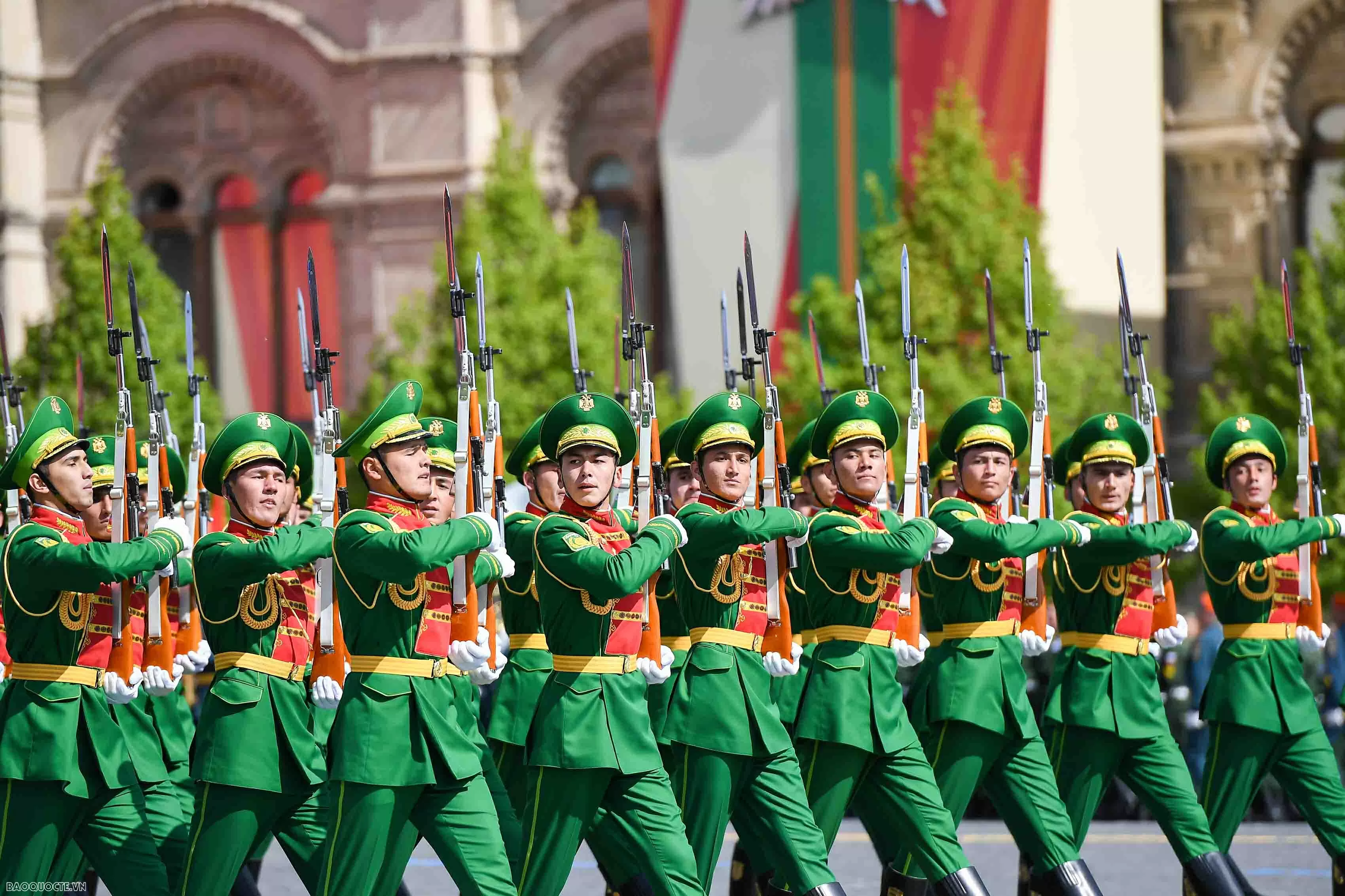 Hình ảnh 13 đoàn quân đội nước ngoài tại Lễ duyệt binh của Nga Hình ảnh 13 đoàn quân đội nước ngoài tại Lễ duyệt binh tại Quảng trường Đỏ