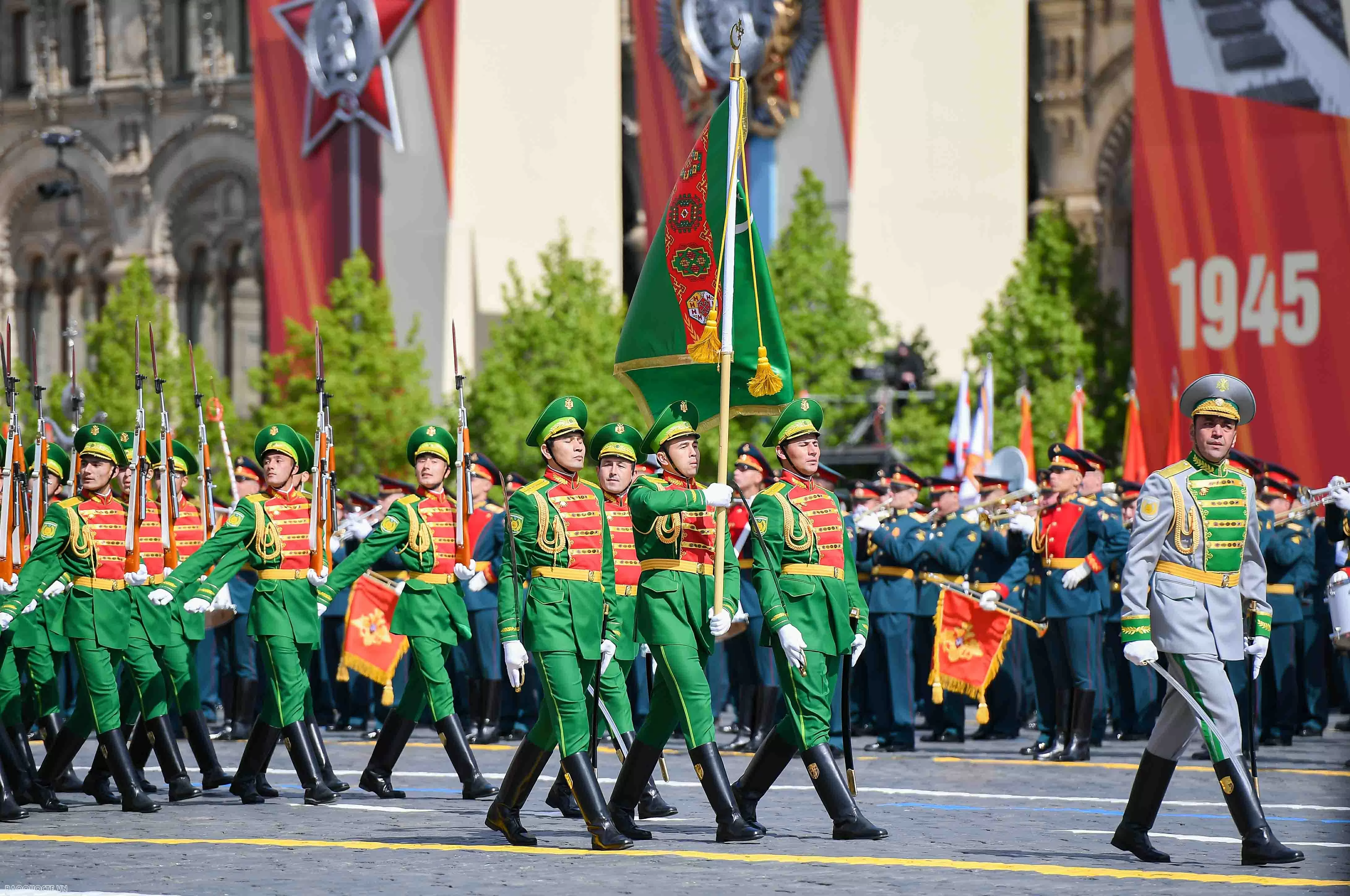 Hình ảnh 13 đoàn quân đội nước ngoài tại Lễ duyệt binh của Nga Hình ảnh 13 đoàn quân đội nước ngoài tại Lễ duyệt binh tại Quảng trường Đỏ