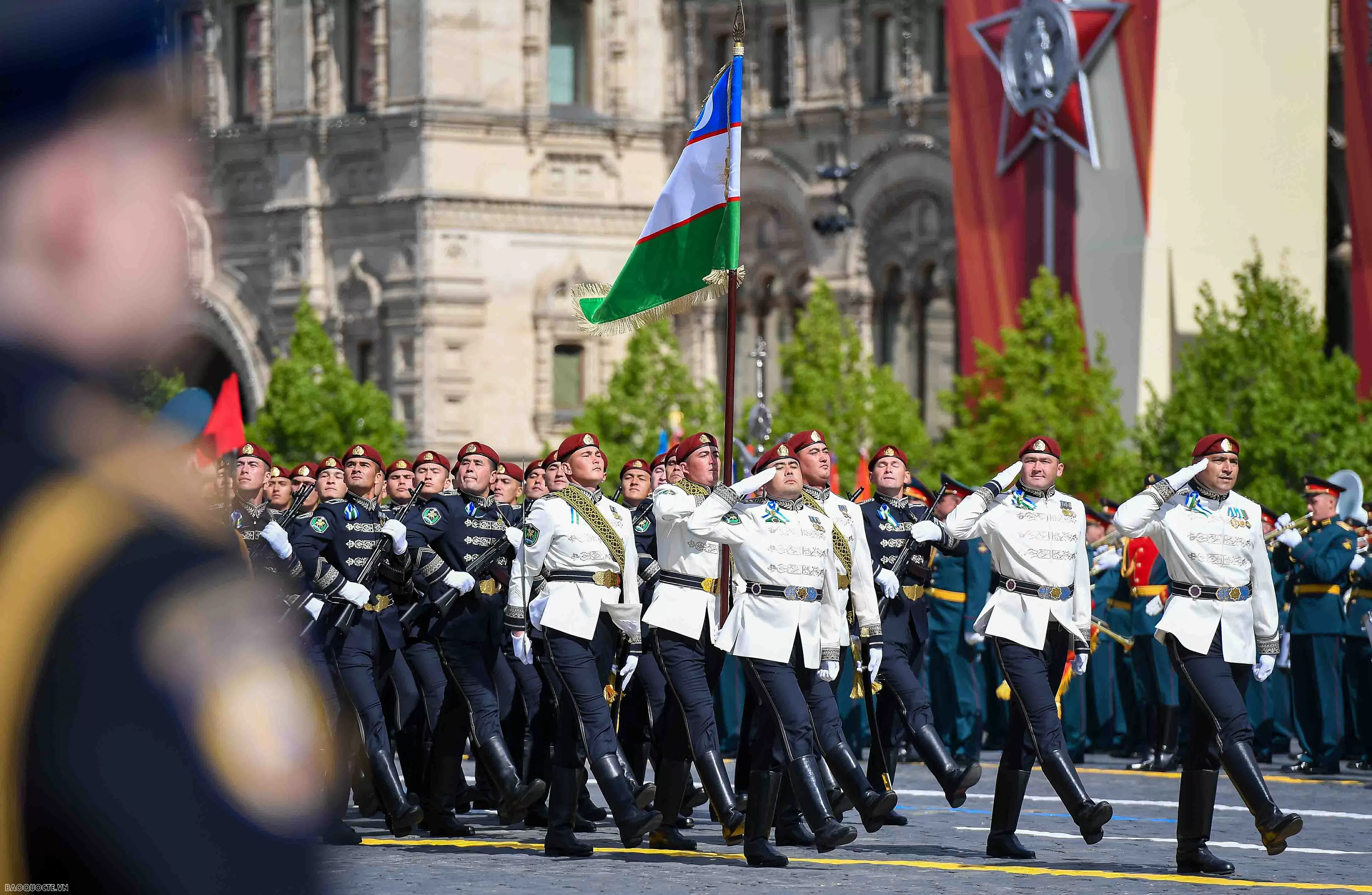 Hình ảnh 13 đoàn quân đội nước ngoài tại Lễ duyệt binh của Nga