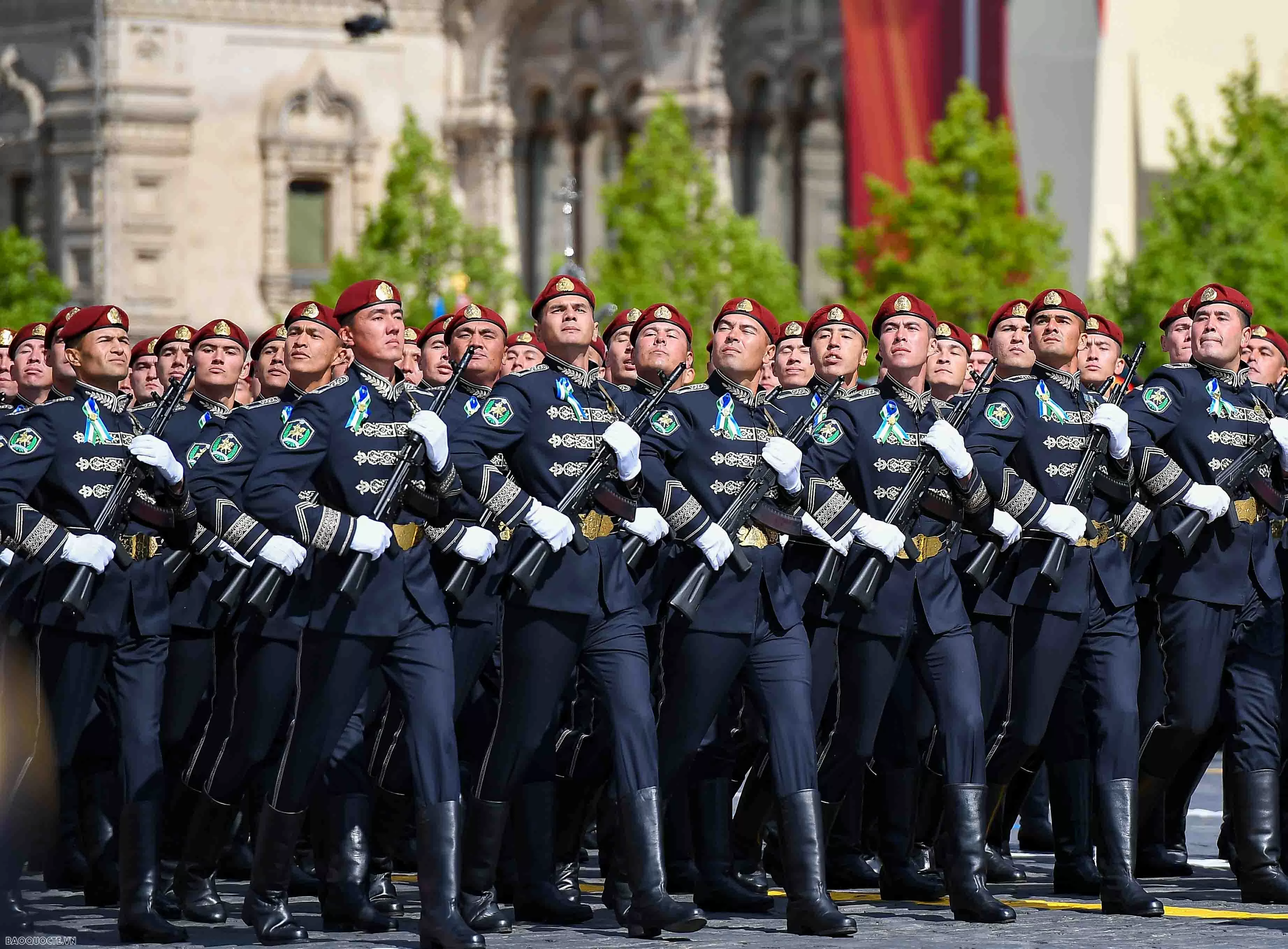 Hình ảnh 13 đoàn quân đội nước ngoài tại Lễ duyệt binh của Nga