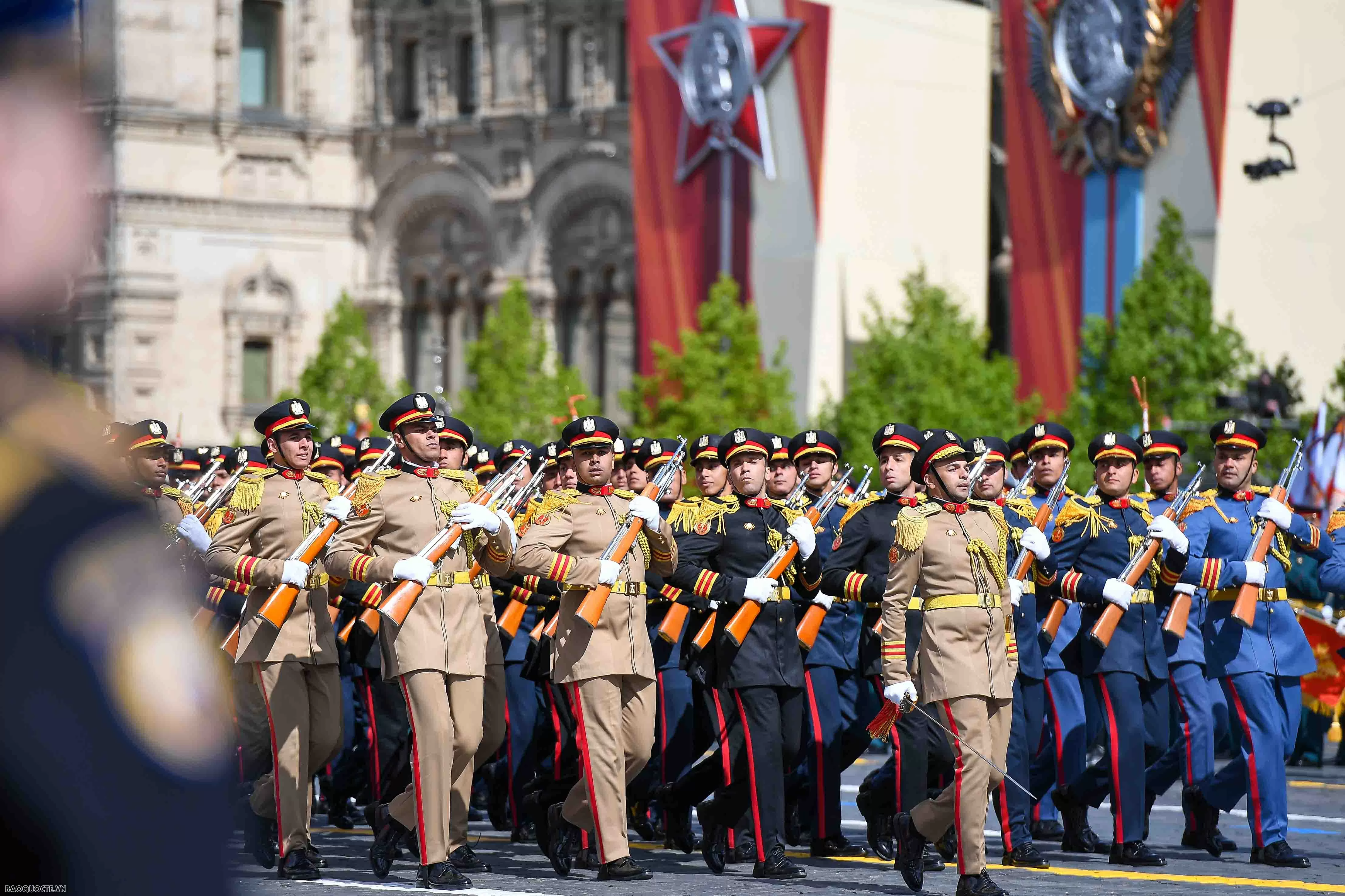 Hình ảnh 13 đoàn quân đội nước ngoài tại Lễ duyệt binh của Nga Hình ảnh 13 đoàn quân đội nước ngoài tại Lễ duyệt binh của Nga