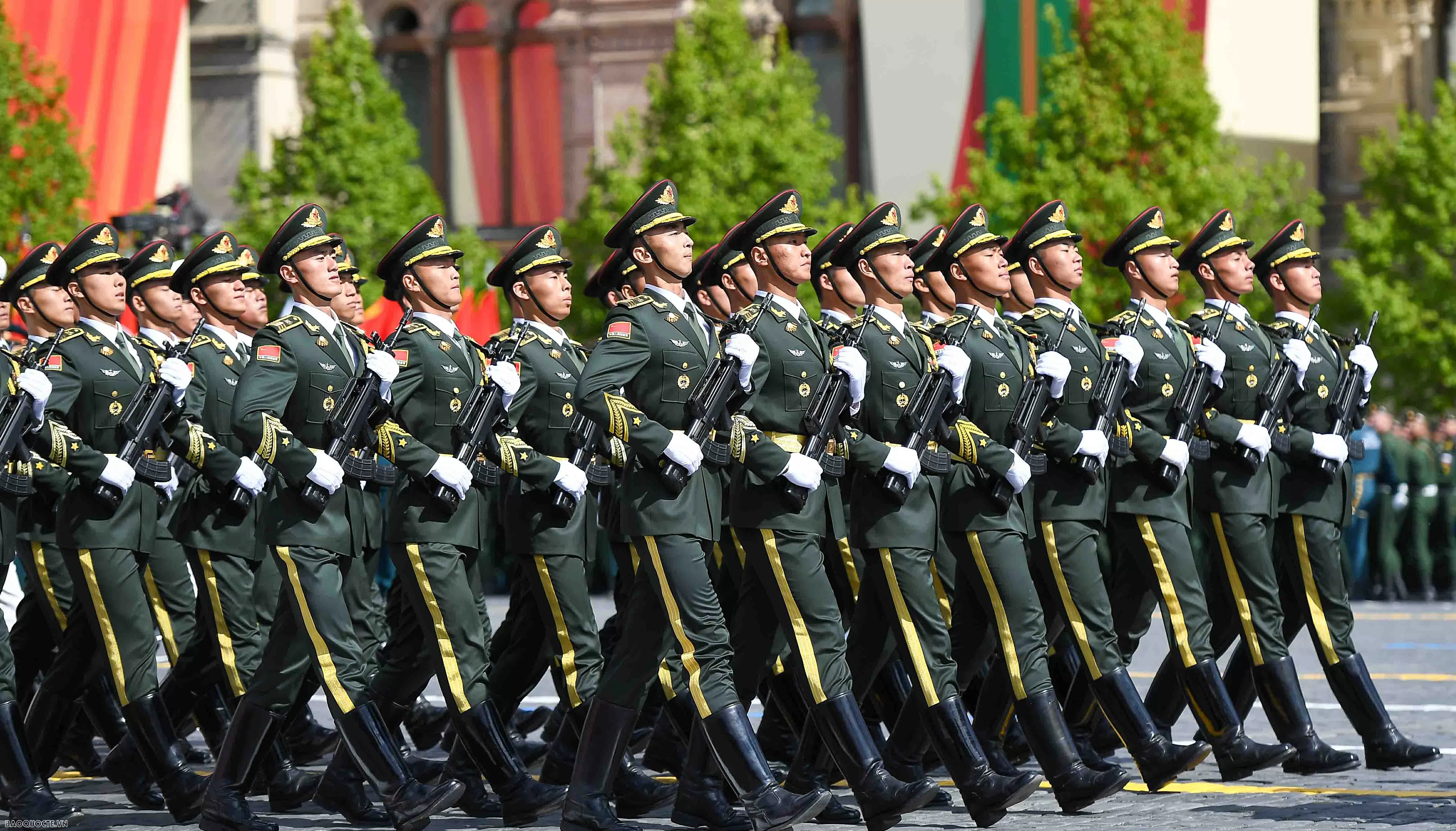 Hình ảnh 13 đoàn quân đội nước ngoài tại Lễ duyệt binh của Nga