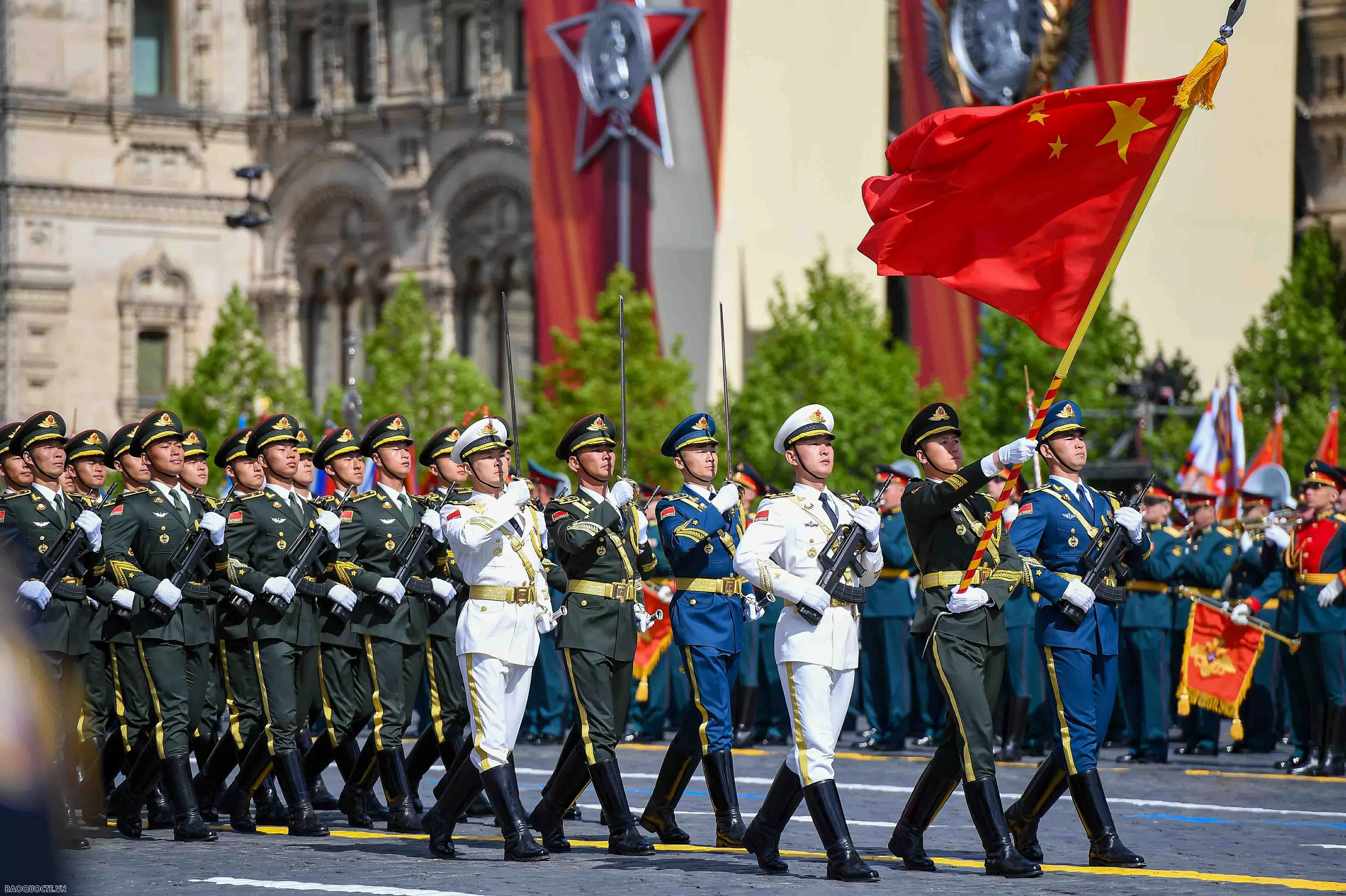 Hình ảnh 13 đoàn quân đội nước ngoài tại Lễ duyệt binh của Nga Hình ảnh 13 đoàn quân đội nước ngoài tại Lễ duyệt binh của Nga