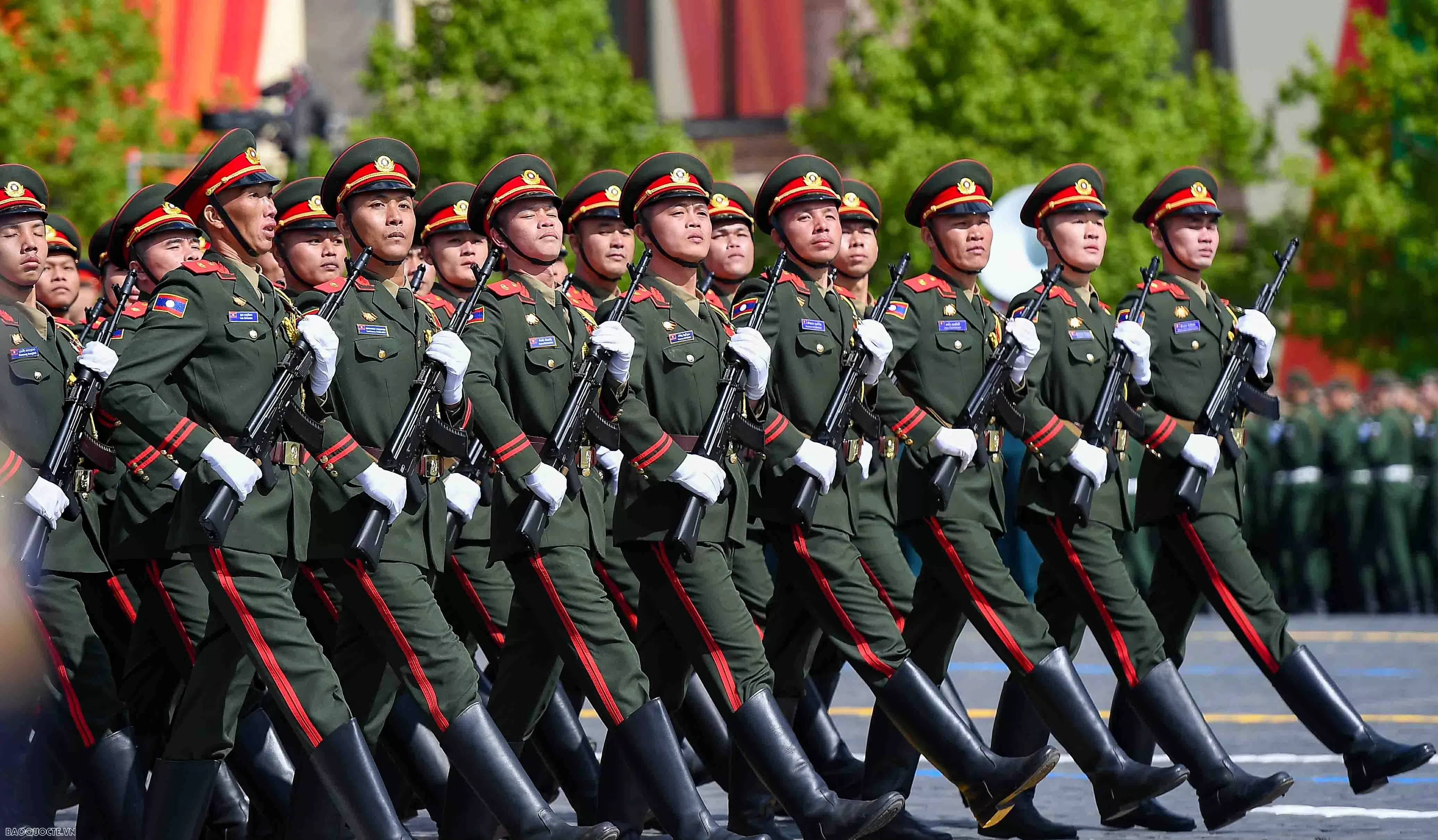 Hình ảnh 13 đoàn quân đội nước ngoài tại Lễ duyệt binh của Nga Hình ảnh 13 đoàn quân đội nước ngoài tại Lễ duyệt binh của Nga