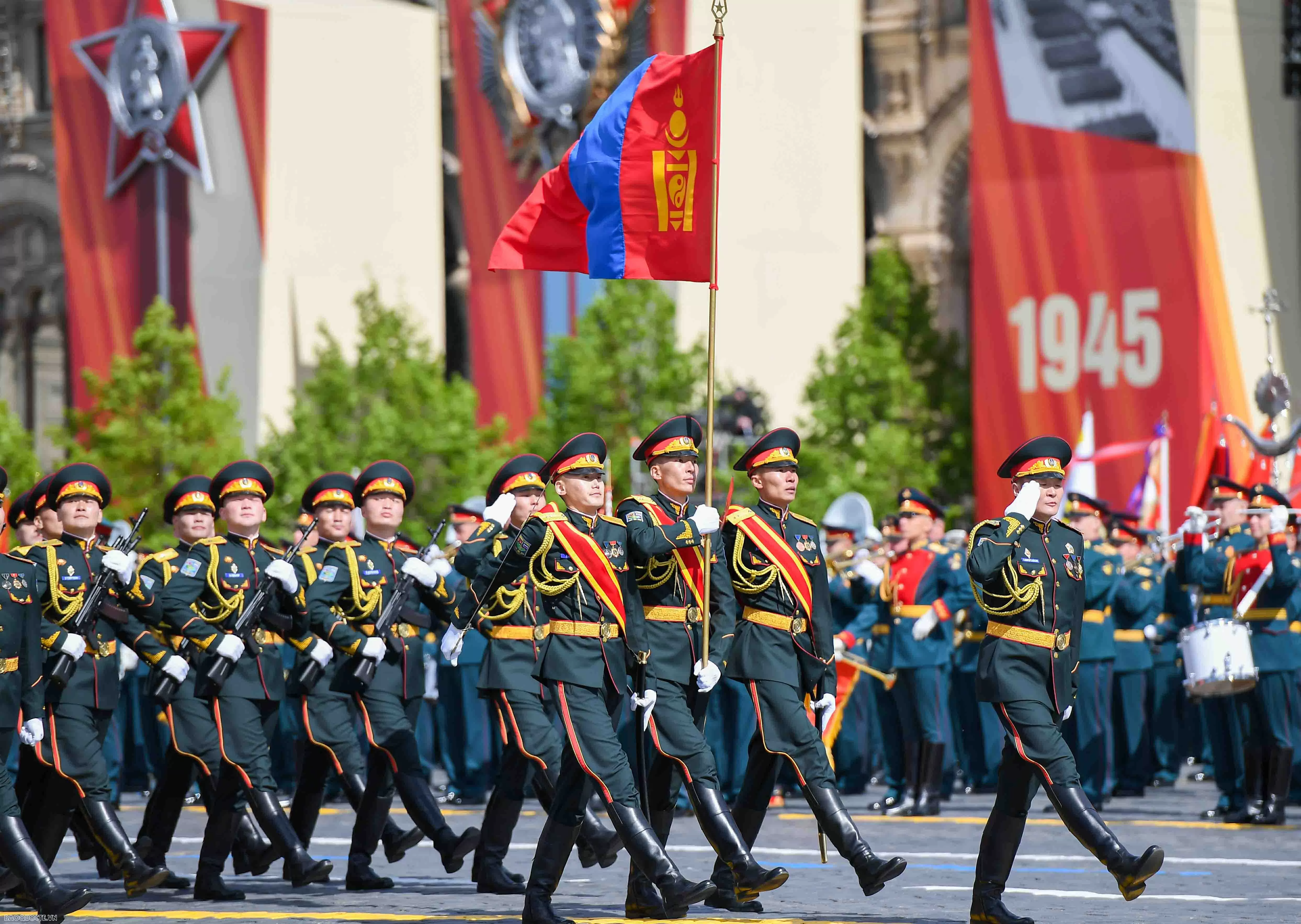 Hình ảnh 13 đoàn quân đội nước ngoài tại Lễ duyệt binh của Nga Hình ảnh 13 đoàn quân đội nước ngoài tại Lễ duyệt binh của Nga