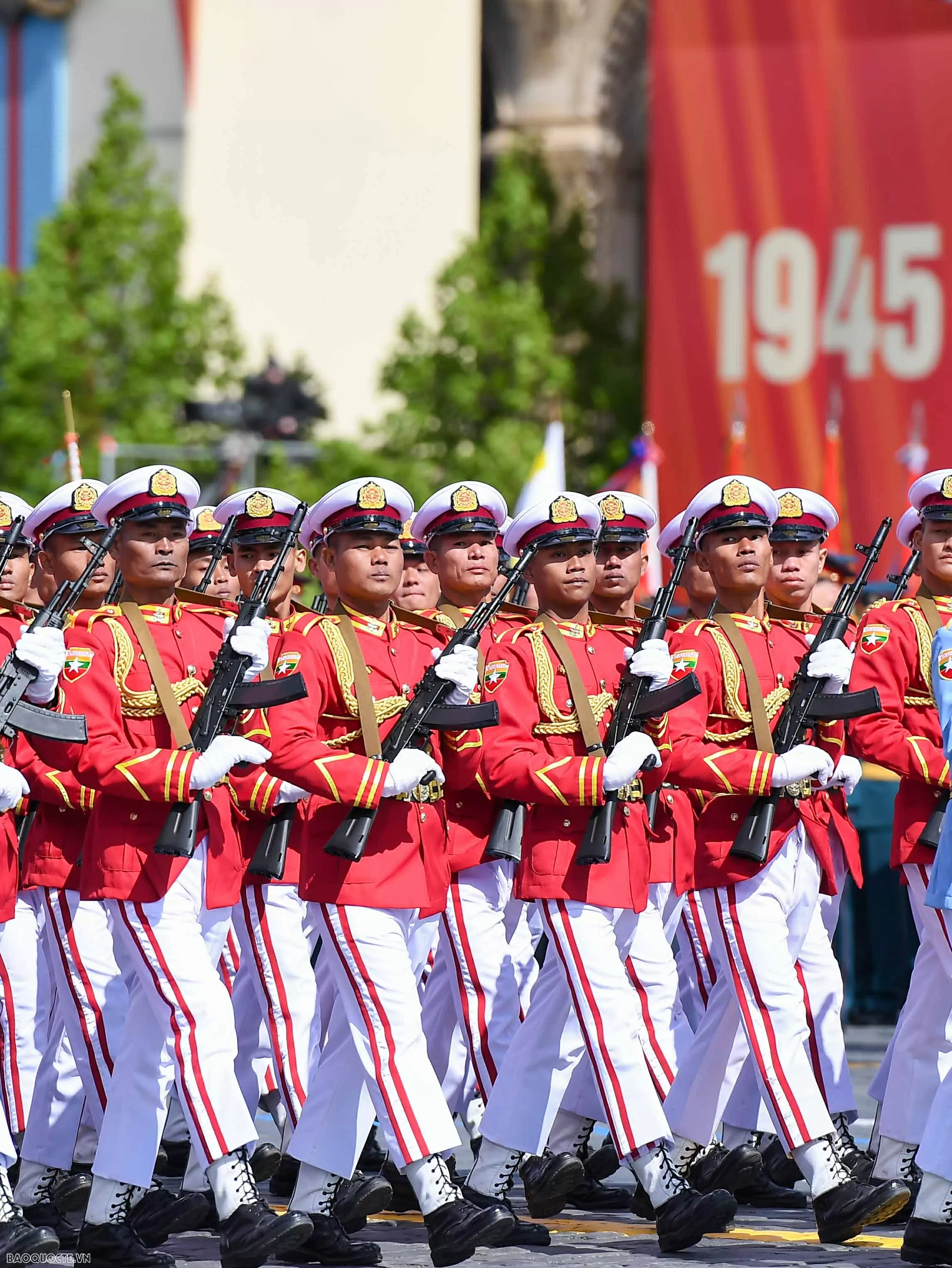 Hình ảnh 13 đoàn quân đội nước ngoài tại Lễ duyệt binh của Nga Hình ảnh 13 đoàn quân đội nước ngoài tại Lễ duyệt binh của Nga