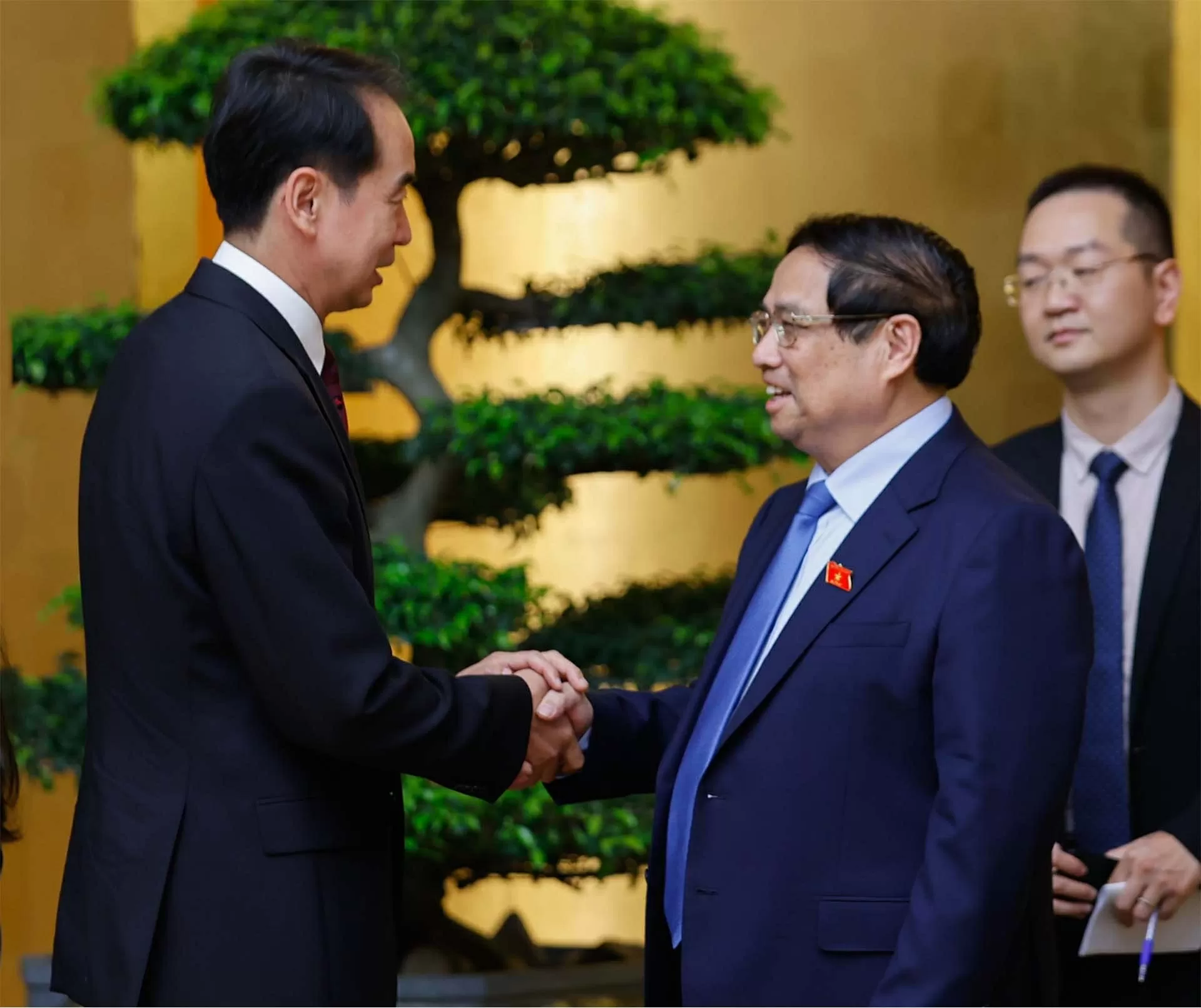 Thủ tướng Phạm Minh Chính tiếp Đại sứ Trung Quốc tại Việt Nam
