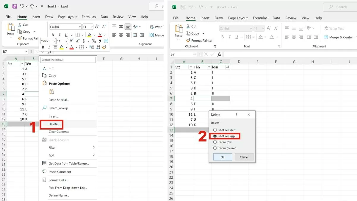 Sử dụng 1 trong 2 cách