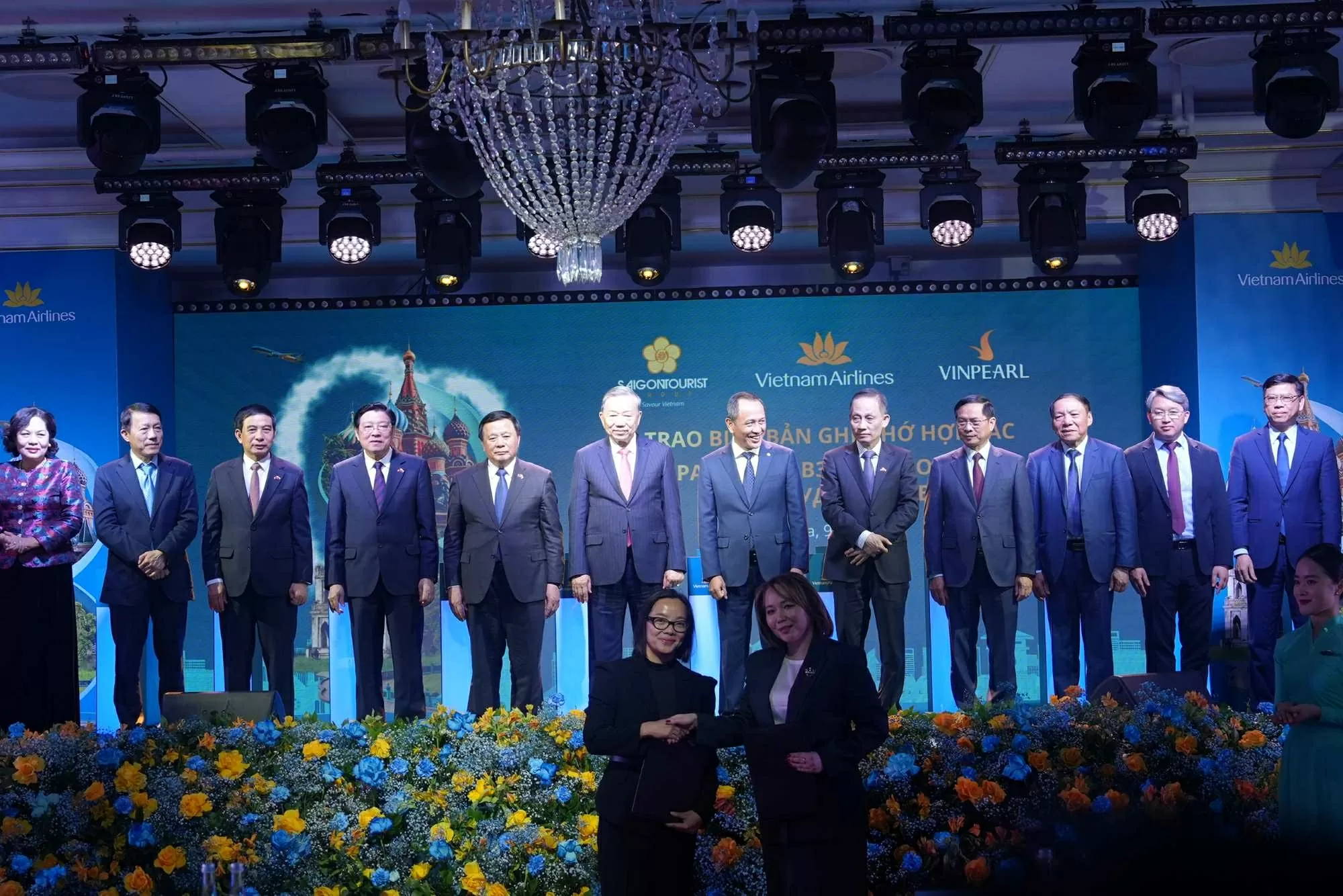 Tổng Bí thư Tô Lâm dự Lễ công bố đường bay thẳng Hà Nội-Moscow