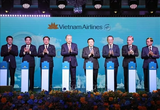 Tổng Bí thư Tô Lâm dự Lễ công bố đường bay thẳng Hà Nội-Moscow