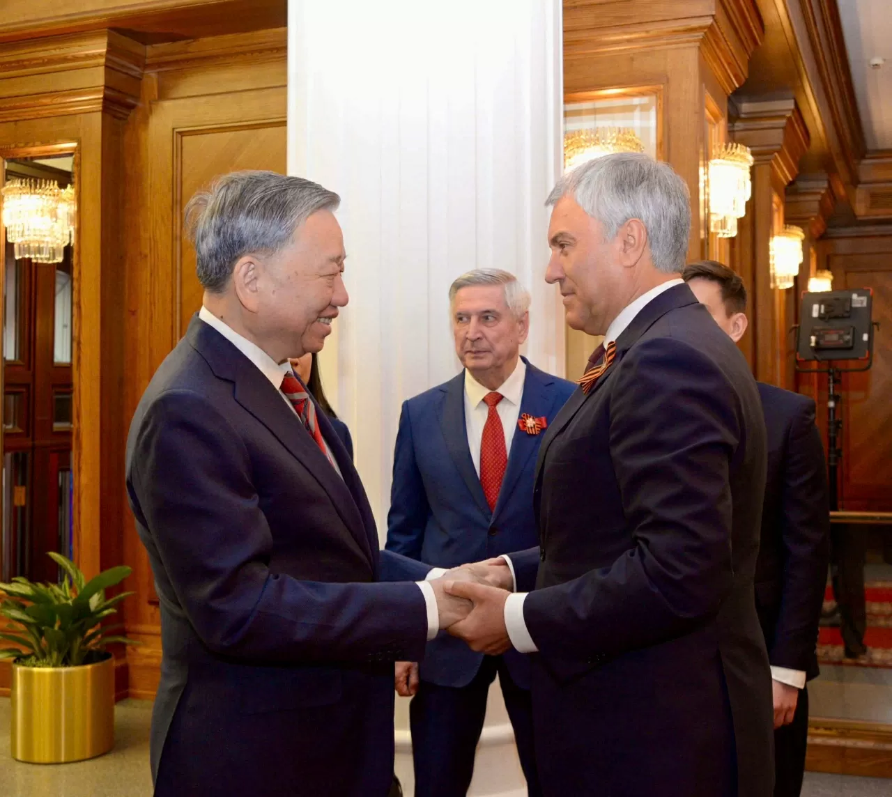 Tổng Bí thư Hội kiến Chủ tịch Duma Nga Tổng Bí thư Hội kiến Chủ tịch Duma Nga