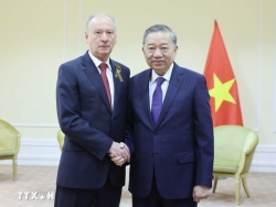 Tổng Bí thư Tô Lâm tiếp Chủ tịch Hội đồng Biển và một số doanh nghiệp tiêu biểu tại Liên bang Nga