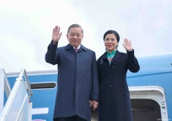 Tổng Bí thư Tô Lâm và Phu nhân rời Belarus, kết thúc chuyến công tác 4 nước