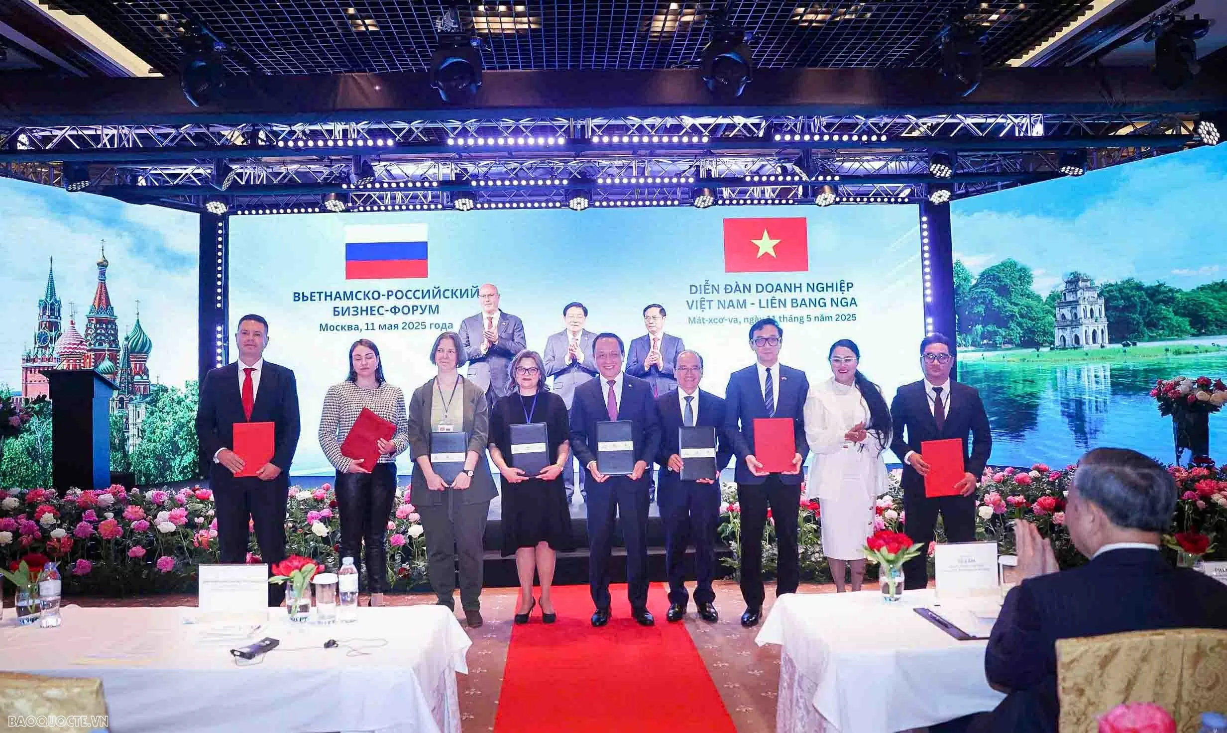 Tổng Bí thư Tô Lâm dự Diễn đàn Doanh nghiệp Việt Nam – Liên bang Nga, ngày 11/5/2025, tại Liên bang Nga. (Ảnh: Văn Hiếu)