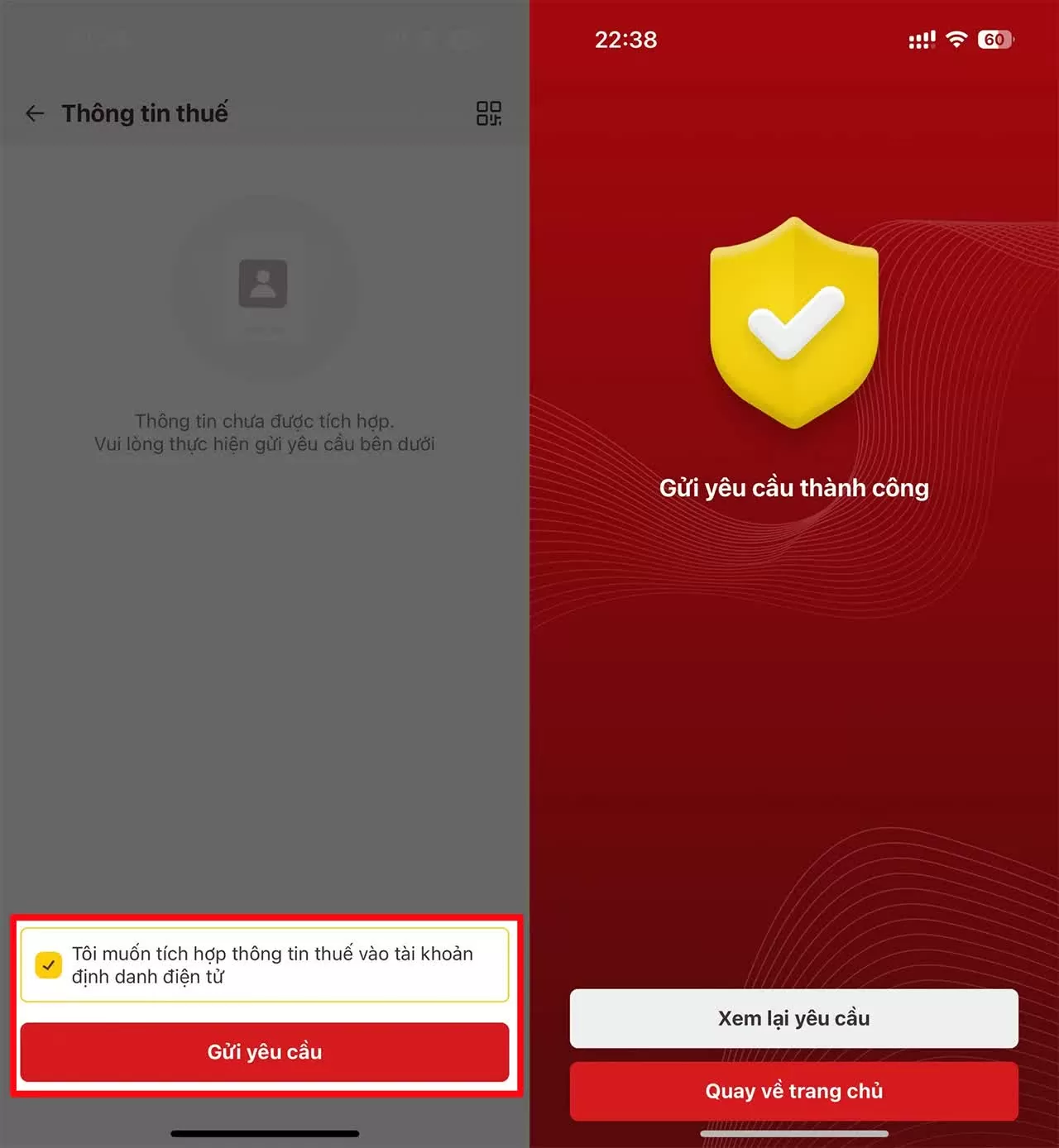 Hướng dẫn cách tích hợp mã số thuế cá nhân vào VNeID Hướng dẫn cách tích hợp mã số thuế cá nhân vào VNeID