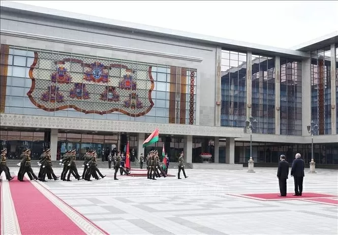 Tổng thống Belarus chủ trì lễ đón chính thức Tổng Bí thư Tô Lâm